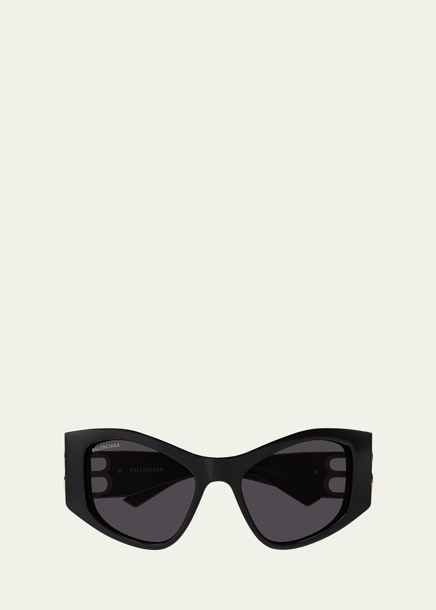 Cut-Out BB Acetate Cat-Eye Sunglasses - 1