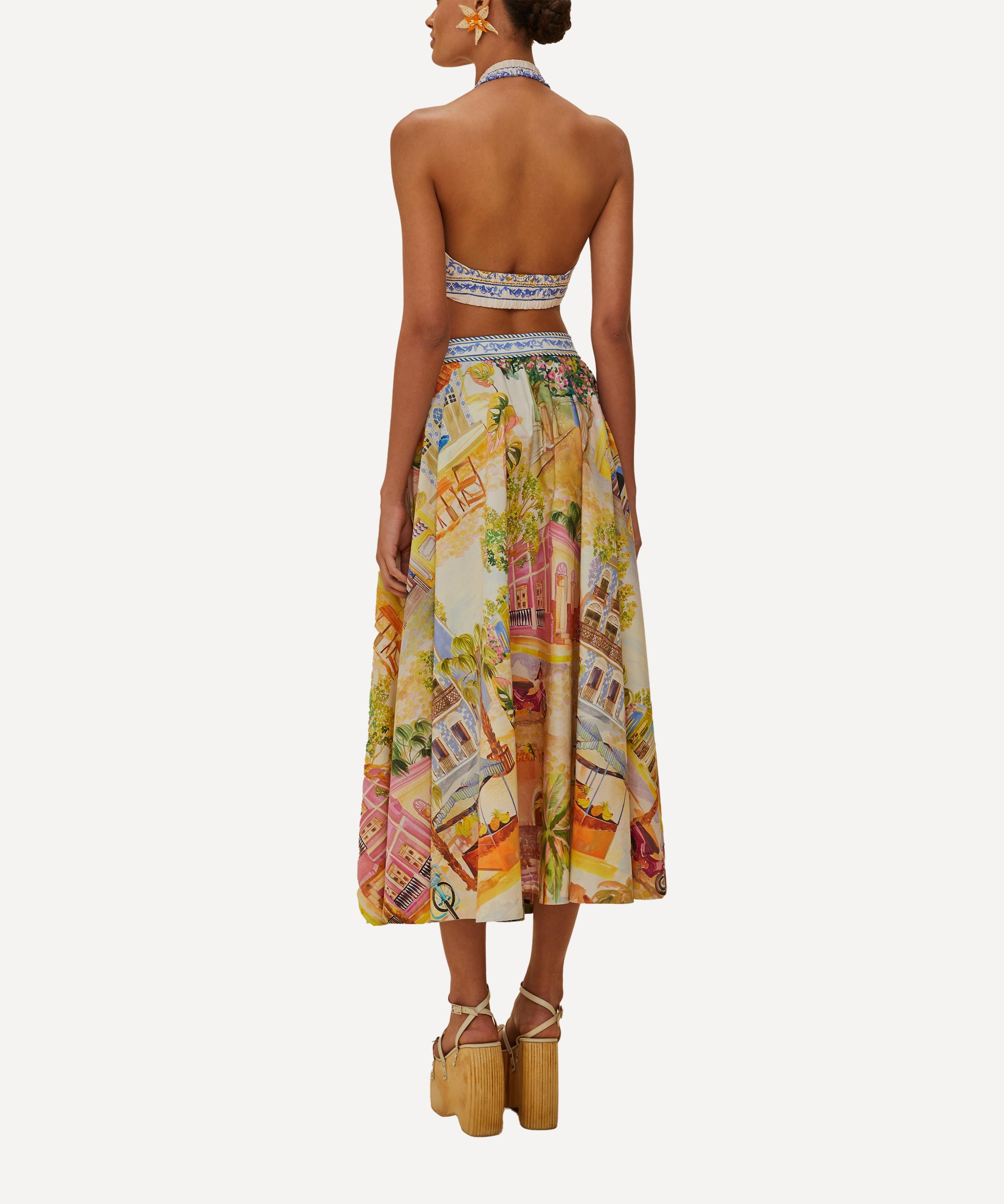 Multicolor Aracati Midi Skirt - 2
