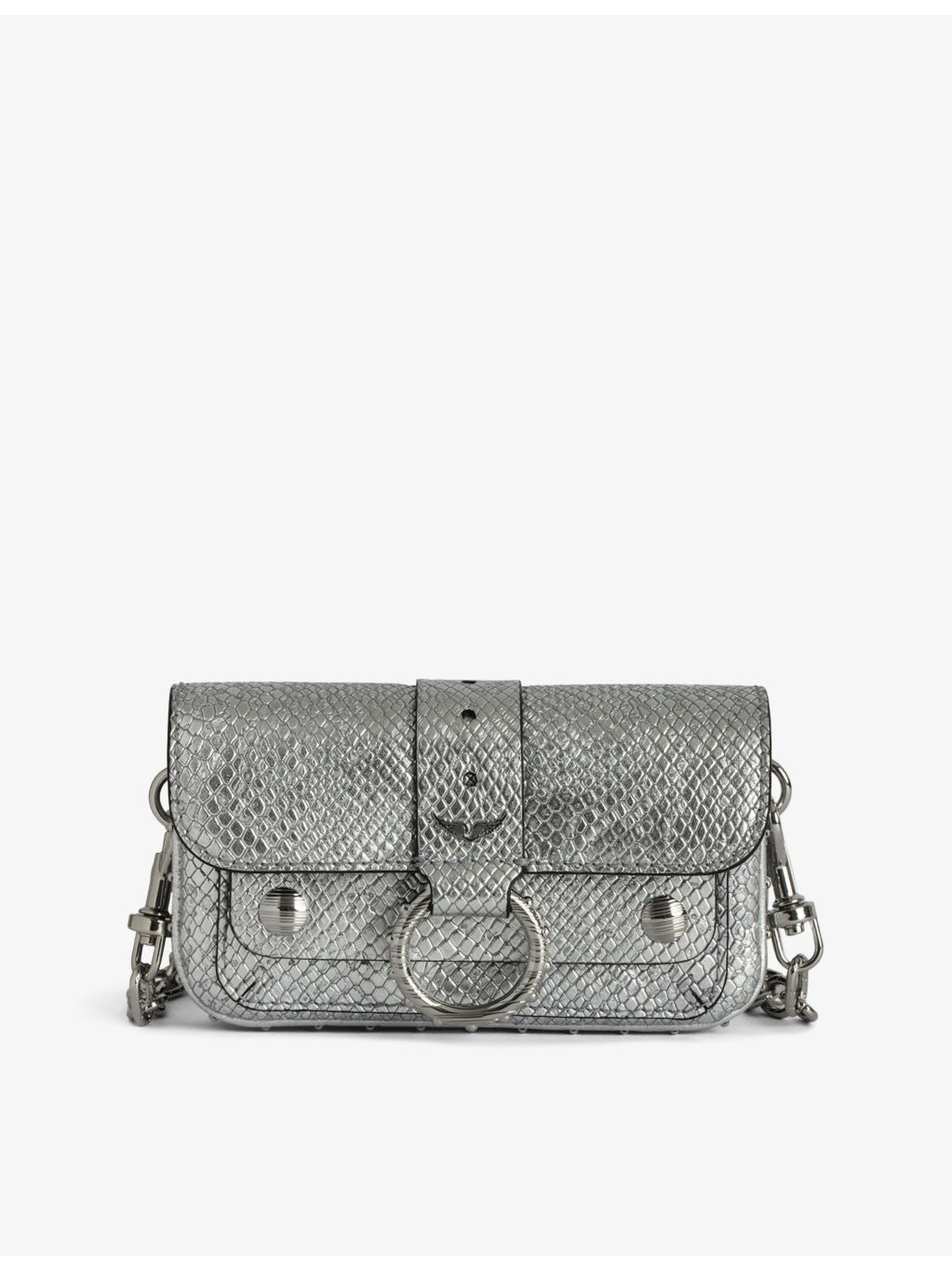 Zadig&Voltaire x Kate Moss Studded Leather Cross-Body Bag - 1