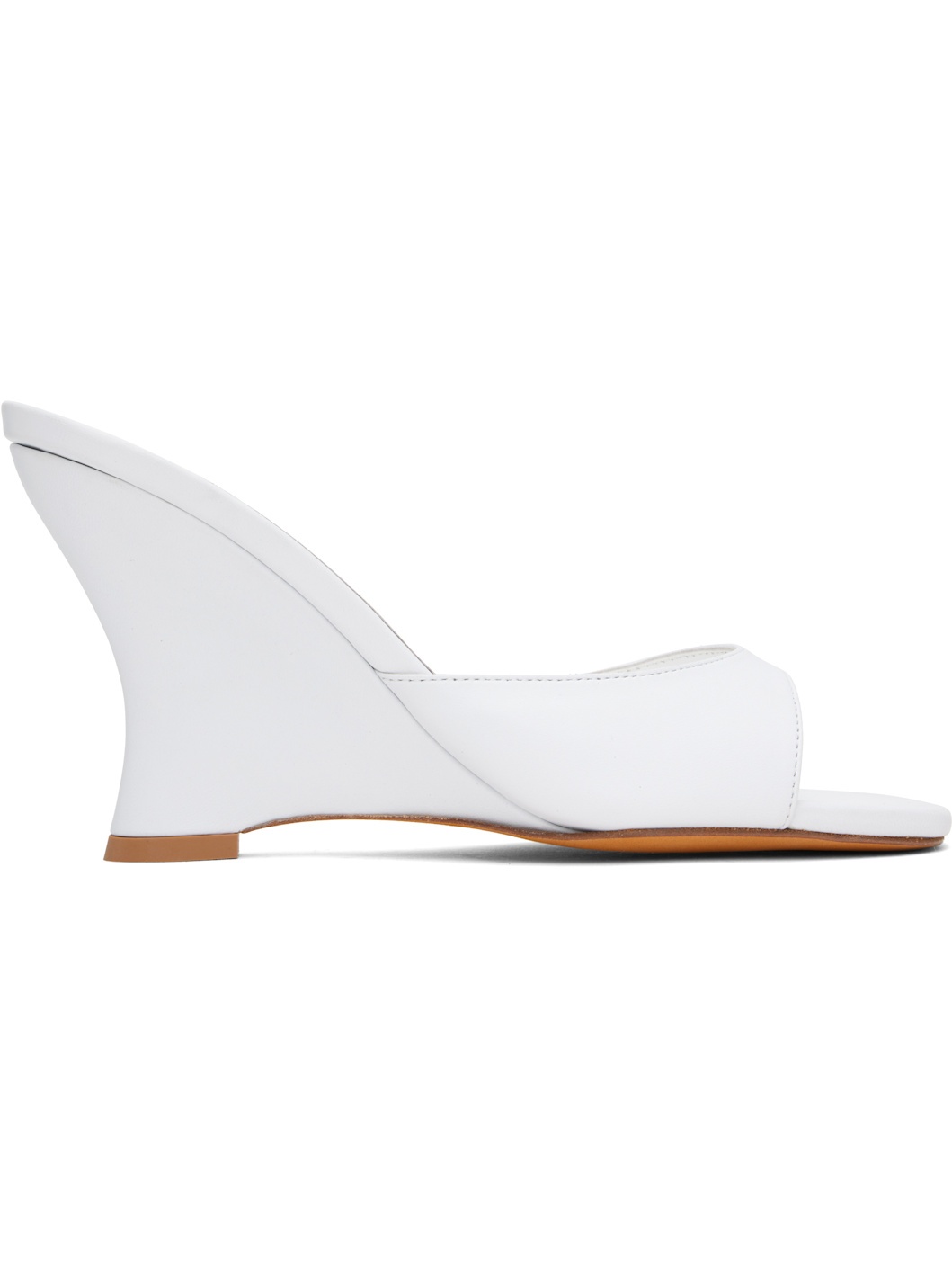 White Lido Wedge Heeled Sandals - 1