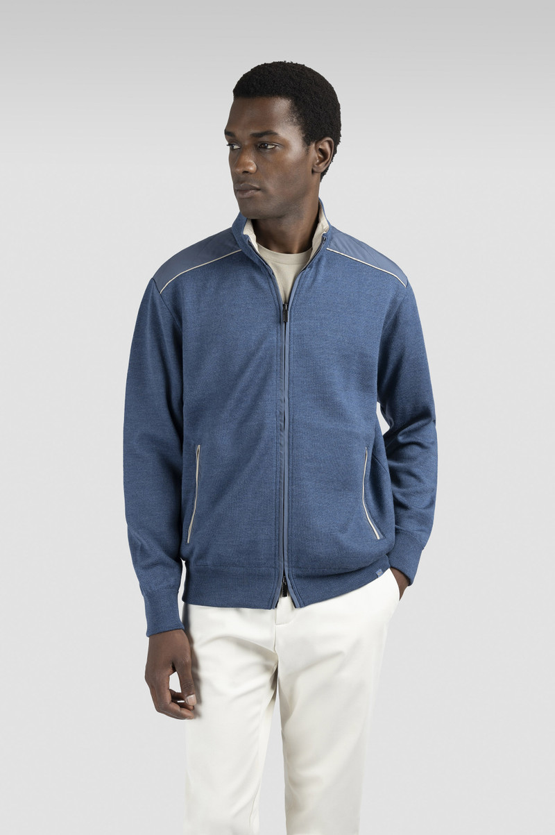 SOFT COOL TOUCH WOOL ZIP-UP SWEATER WITH TYPHOON® PLATINUM DETAILS 6