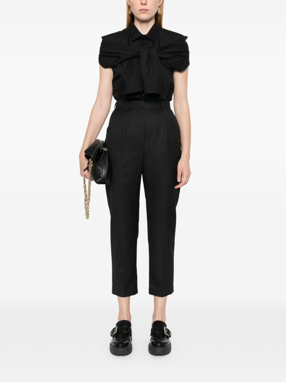 Alexander McQueen Pinstripe Pants | italist | REVERSIBLE