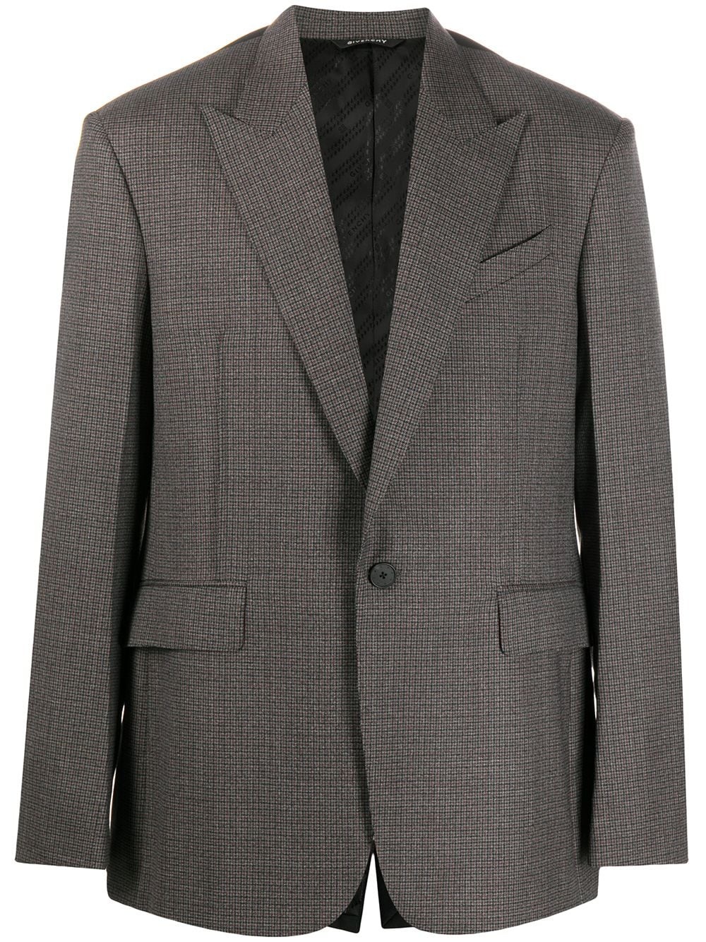 tweed tailored blazer - 1