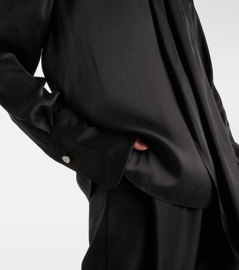 Silk satin blouse 5