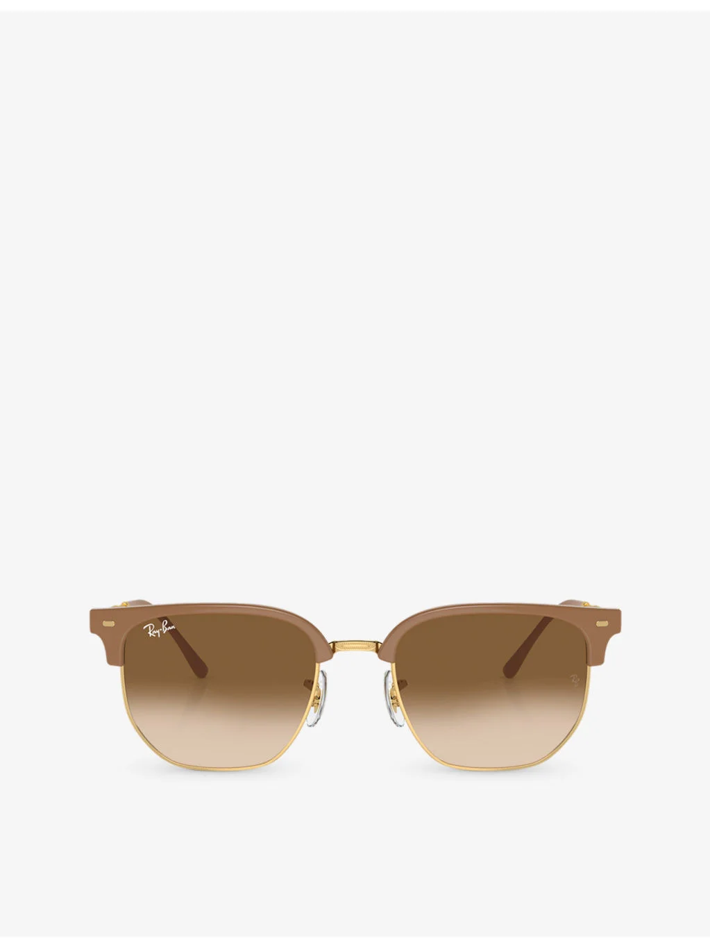 RB4416 New Clubmaster irregular-frame crystal sunglasses - 1
