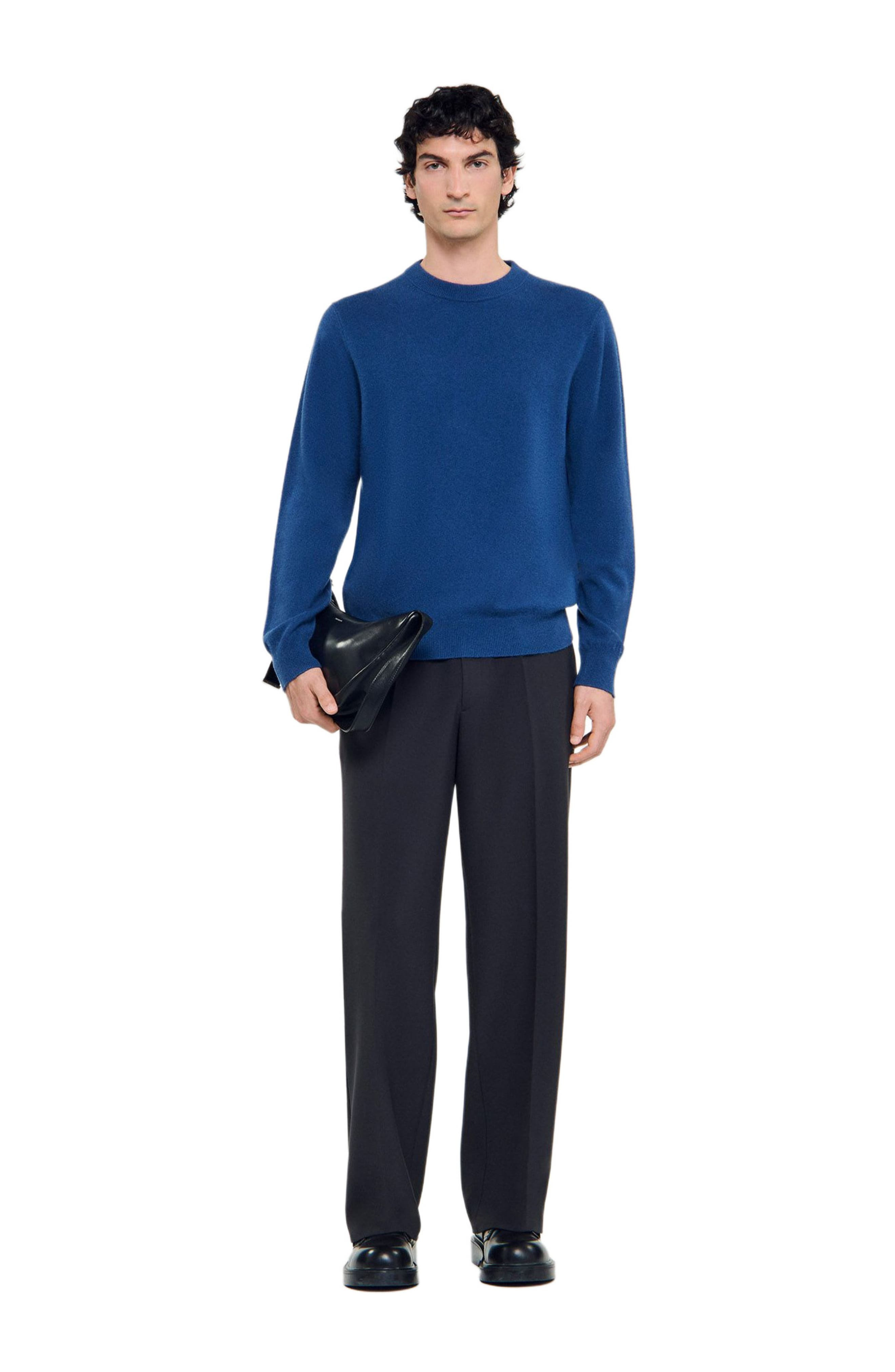 SANDRO Cashmere sweater in Blue Prusse at Nordstrom - 5