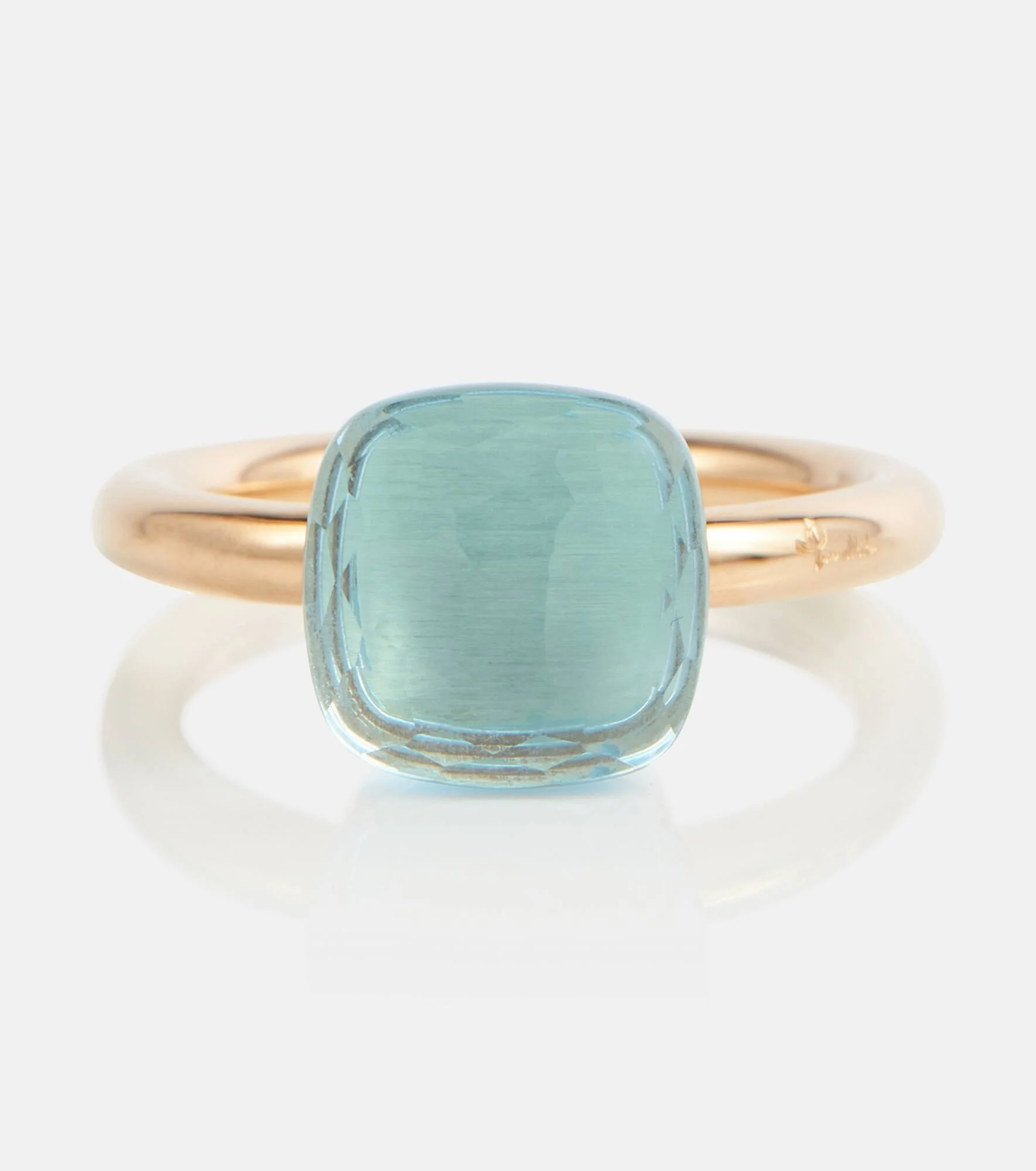 Nudo 18kt gold ring with topaz - 1