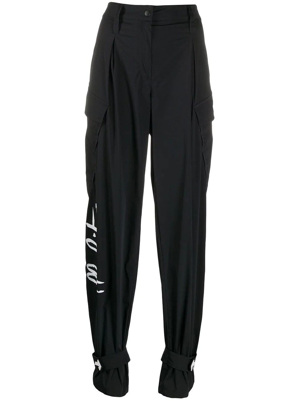 logo-print track pants - 1