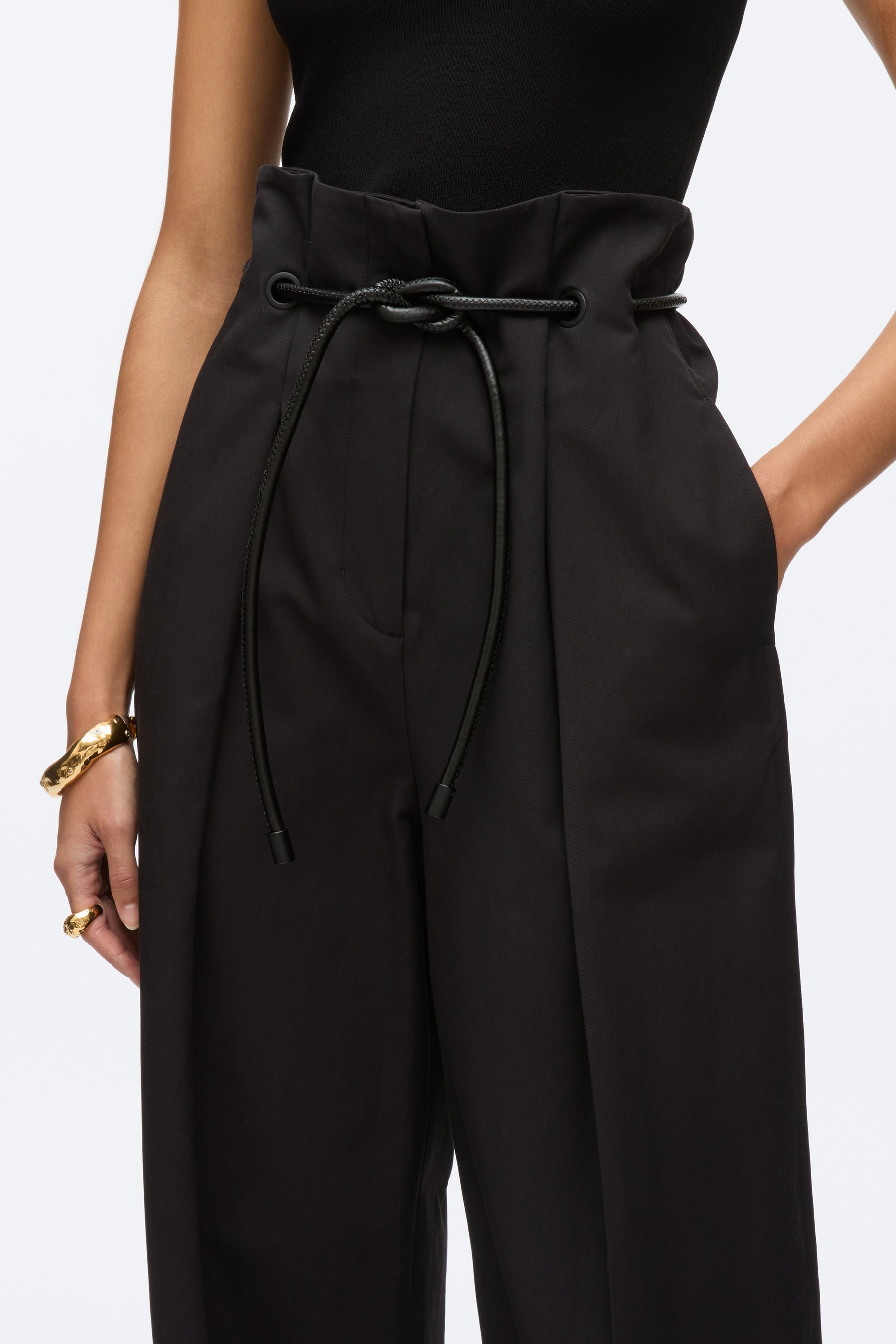 Wide Leg Origami Pant - 6