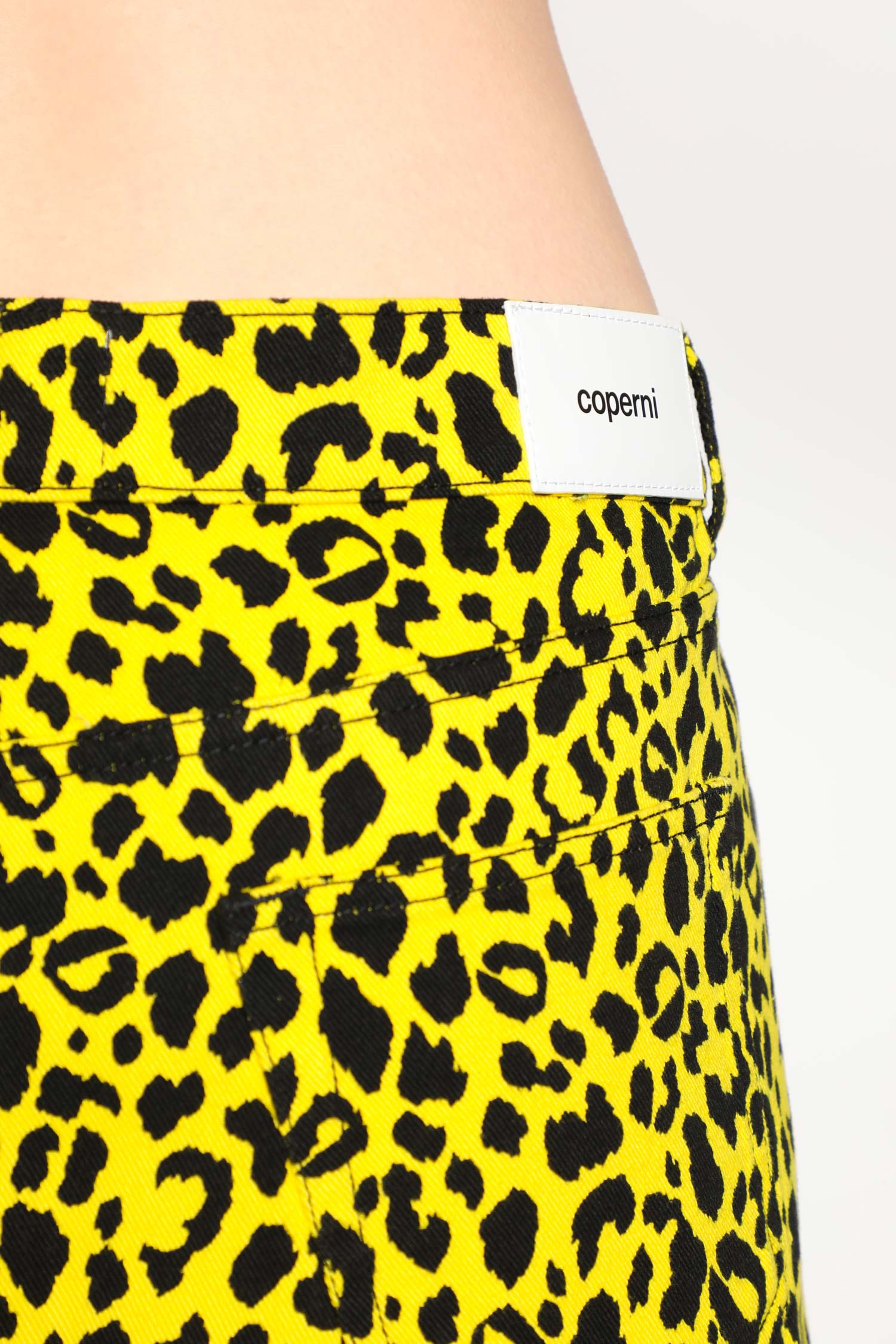 Denim Wrap Mini Skirt - 4