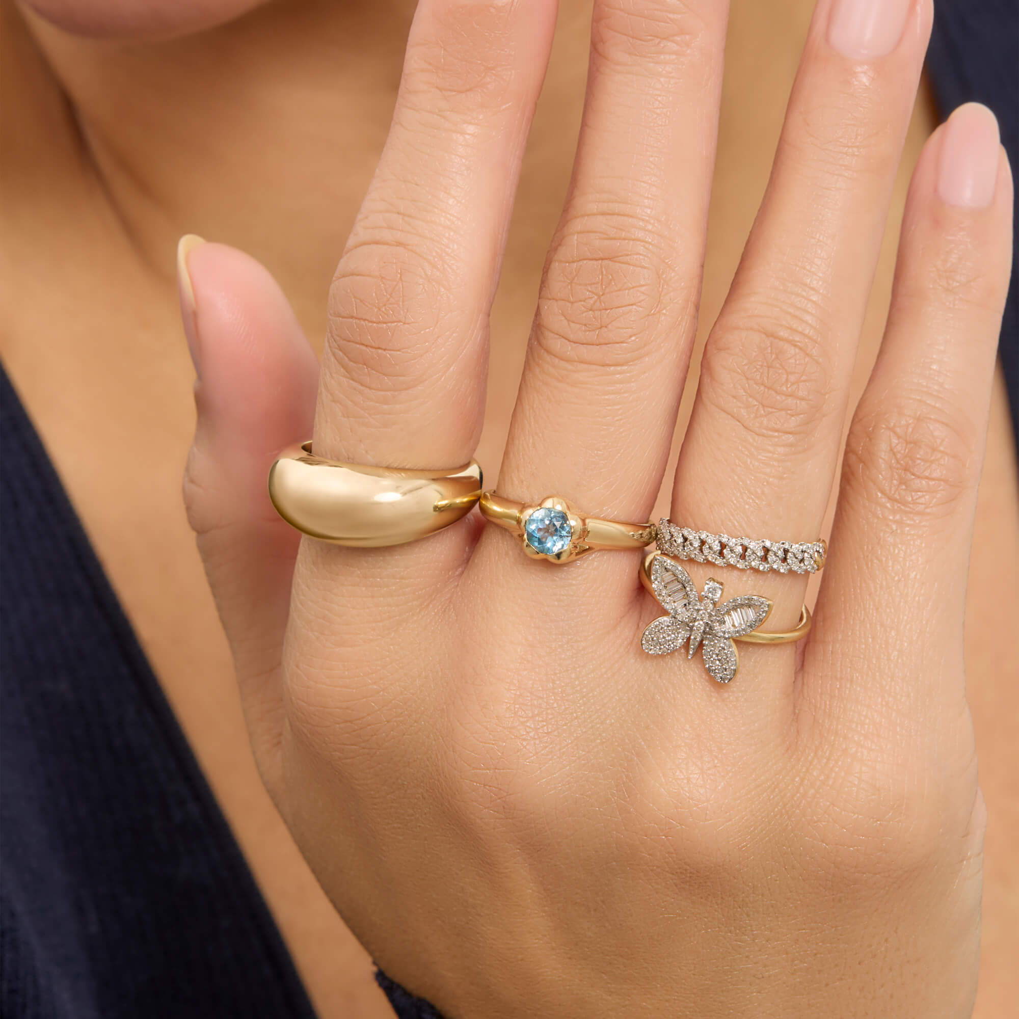 Morrison Blue Topaz Ring - 5