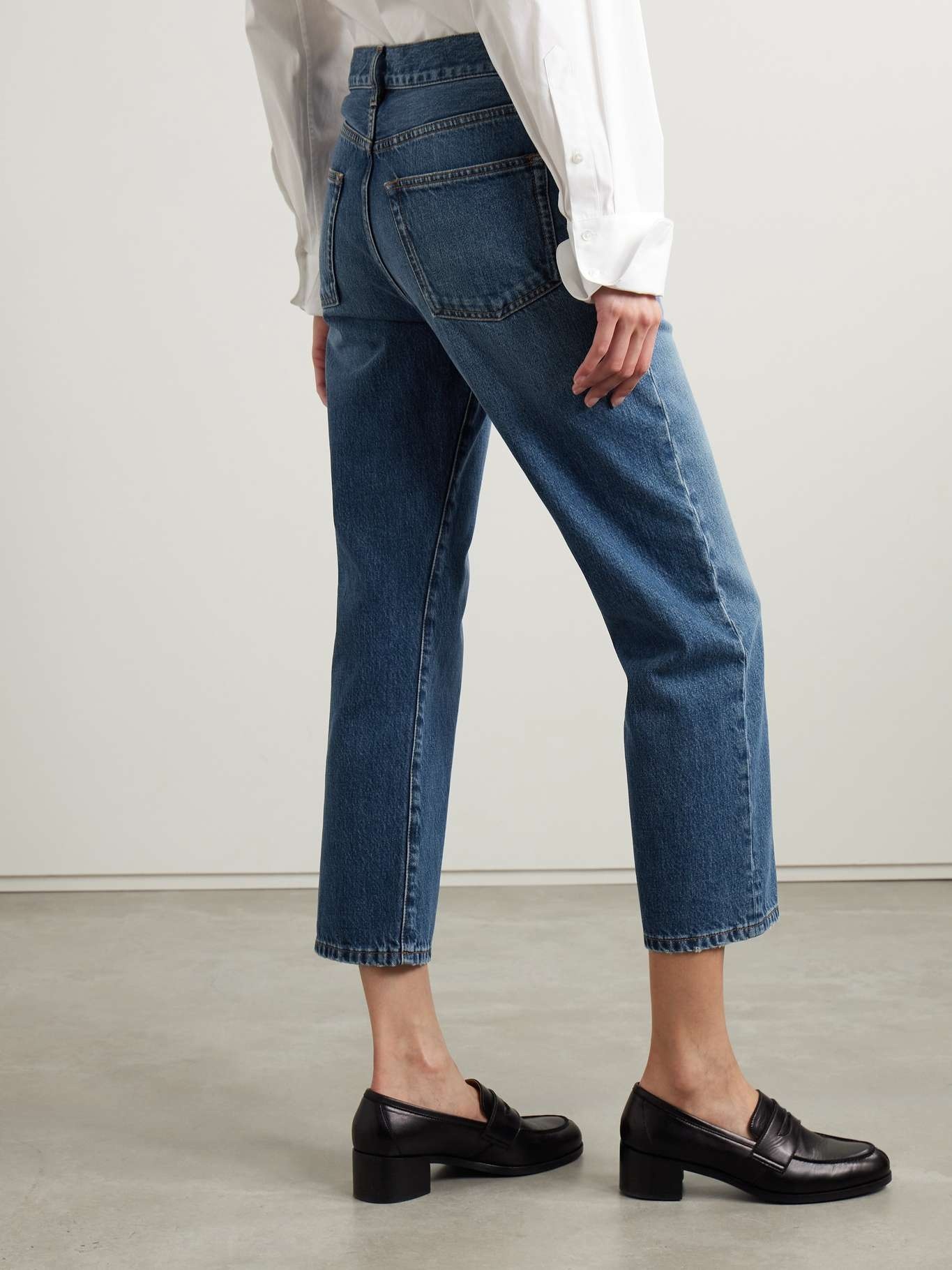 Lesley cropped straight-leg jeans - 4