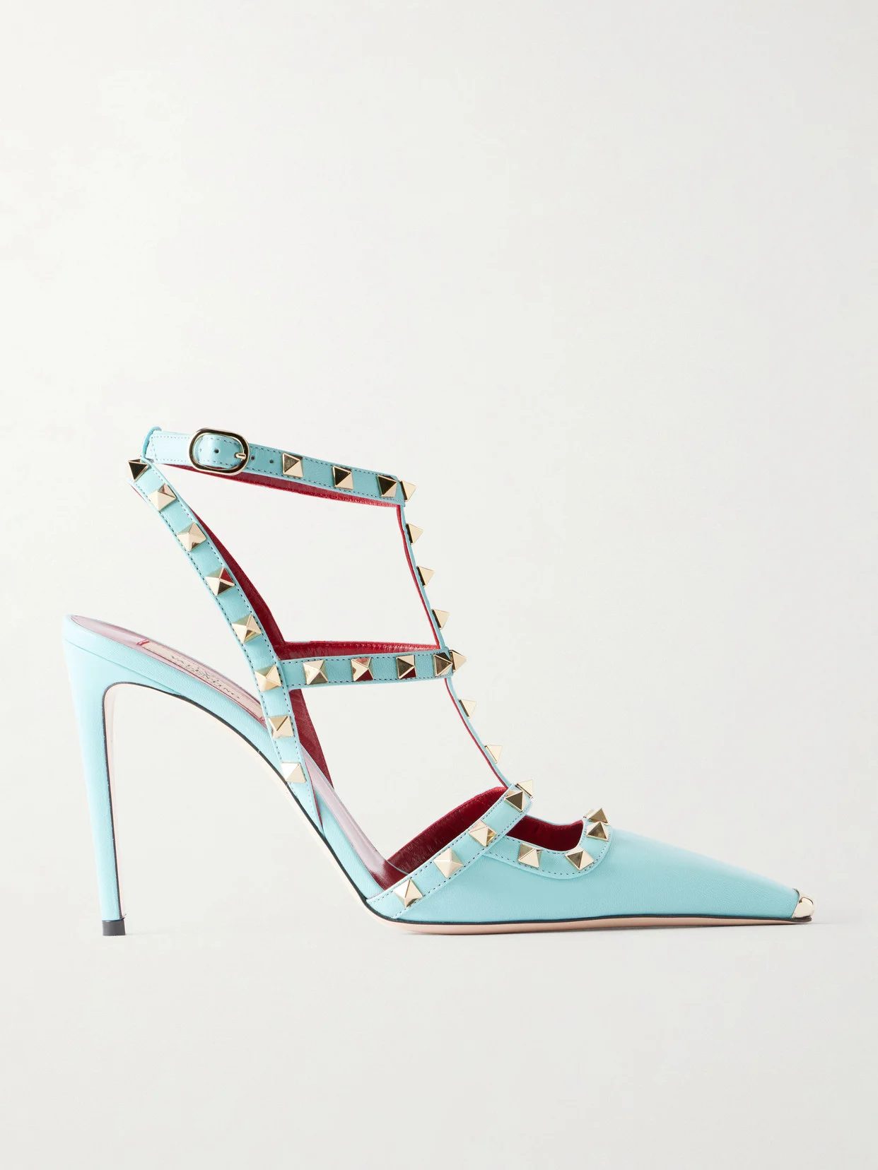 Rockstud Patent-leather Pumps - 1