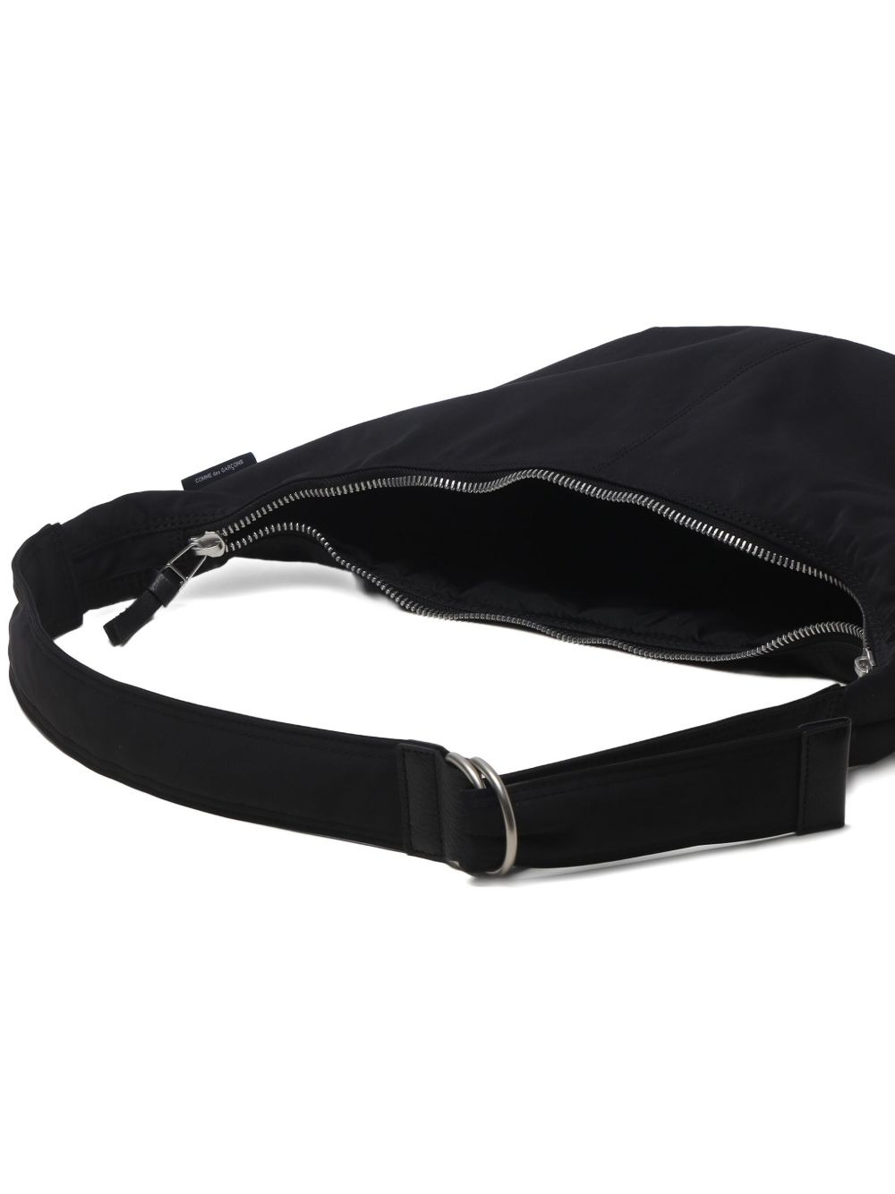 zip-fastening curved messenger bag - 3