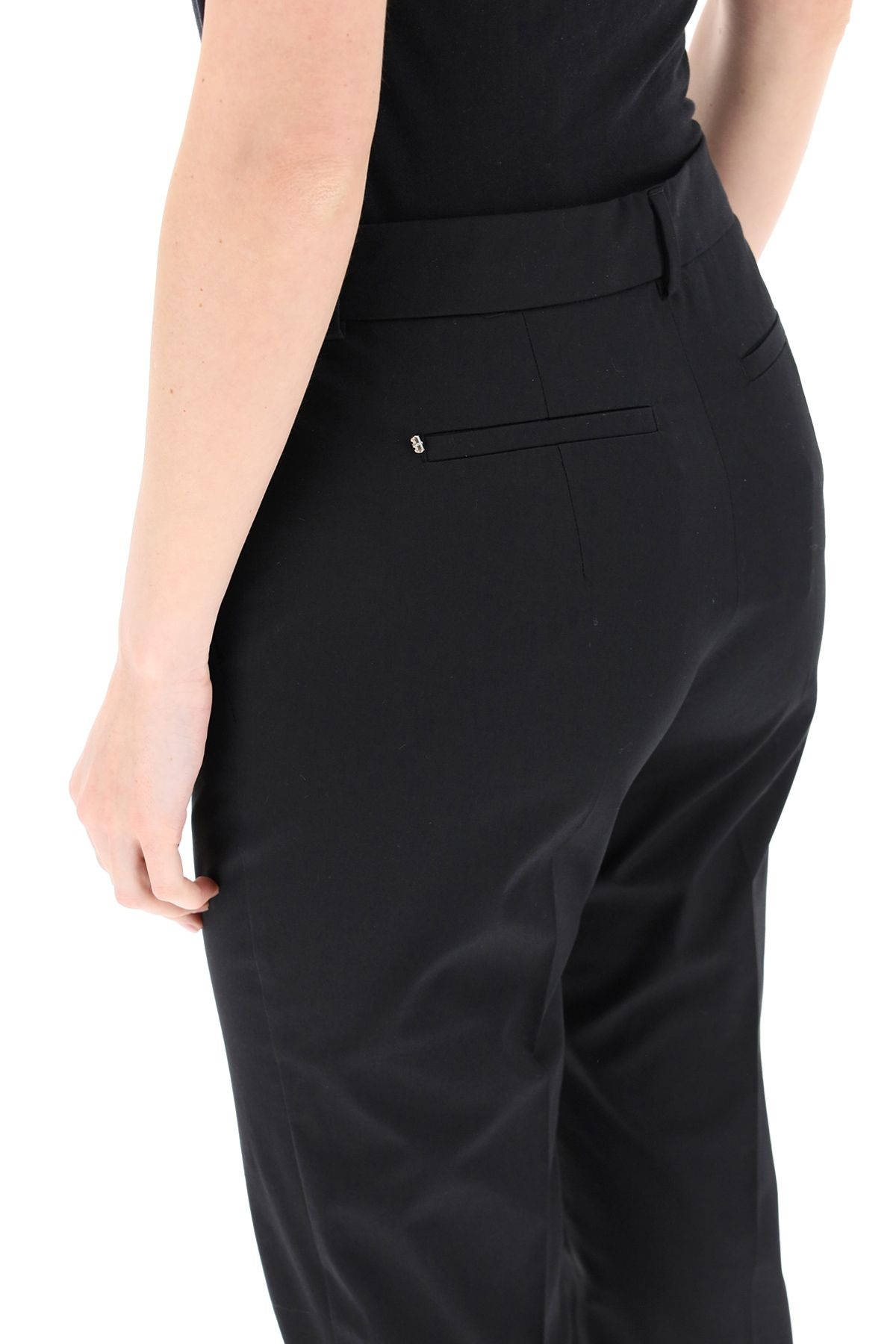 COTTON TAILORED TROUSERS - 5