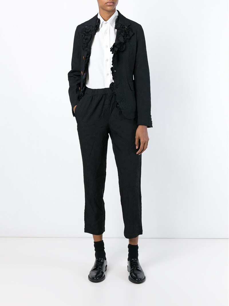 Comme des Garçons Comme des Garçons cropped trousers outlook