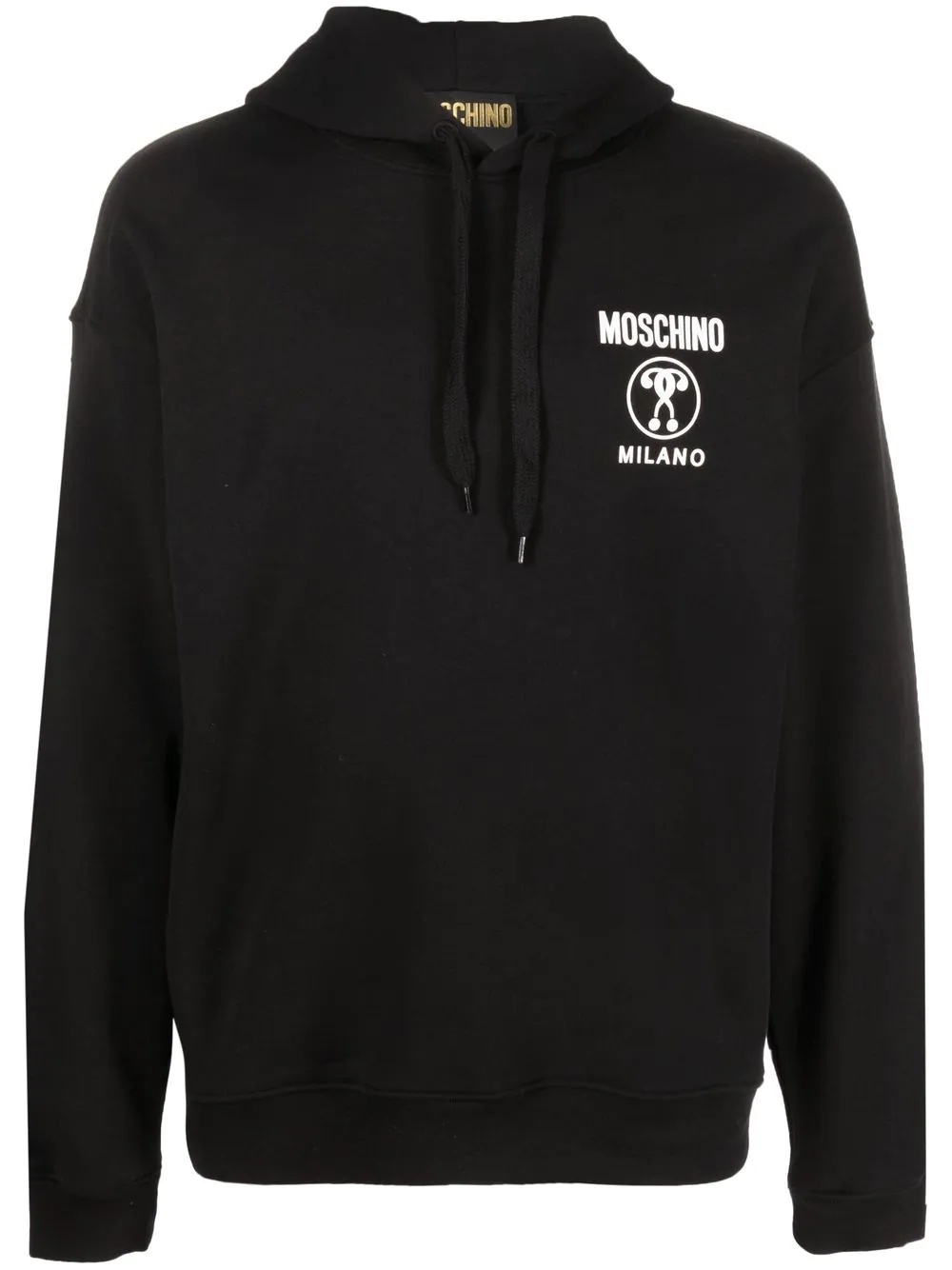 logo-print hoodie - 1