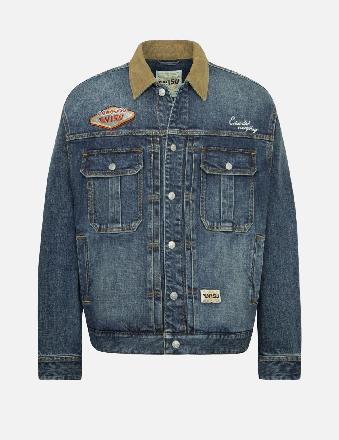 EBISU EMBROIDERY LOOSE FIT DENIM JACKET - 2