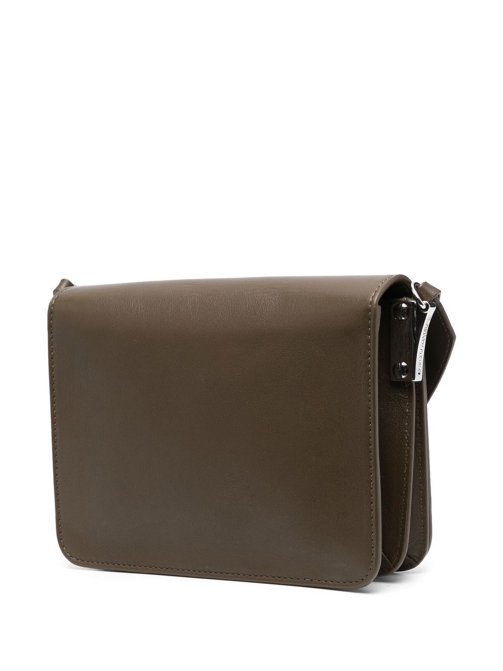 logo-plaque leather crossbody bag - 3
