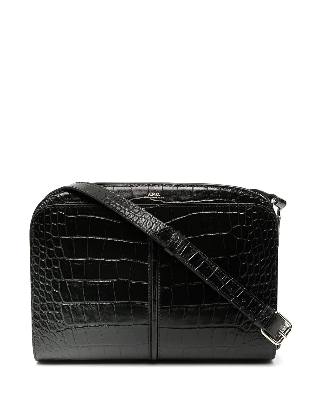 Aurelie crocodile effect crossbody bag - 1