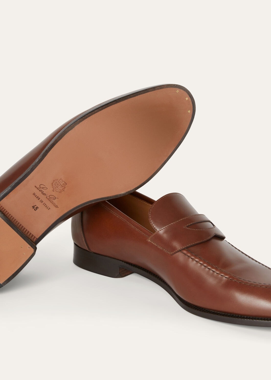 【関税&送料込】Loro Piana Sergio Walk Loafers In Shiny Leat Loro Piana Sergio Walk Loafer | REVERSIBLE