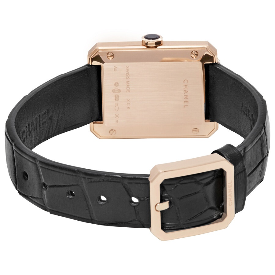 Chanel Boy-Friend Ladies 18K Beige Gold Watch H4886 - 3