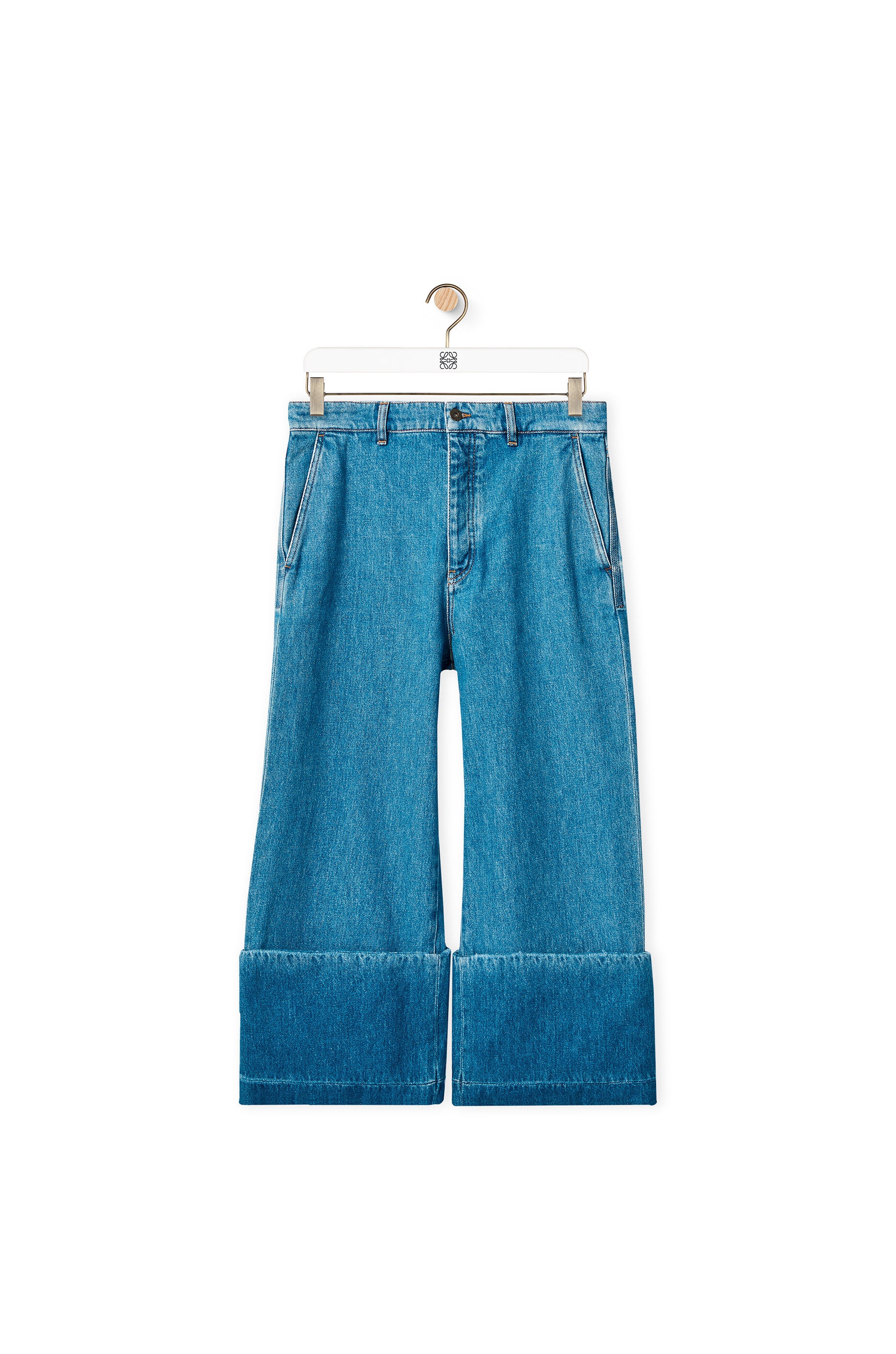 Fisherman jeans in cotton - 1