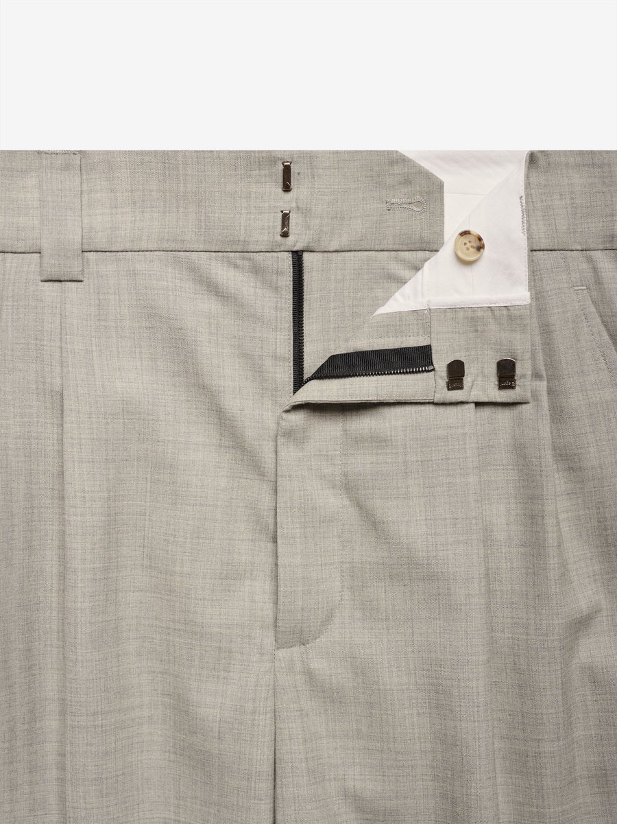 Double Pleated Trouser - 3