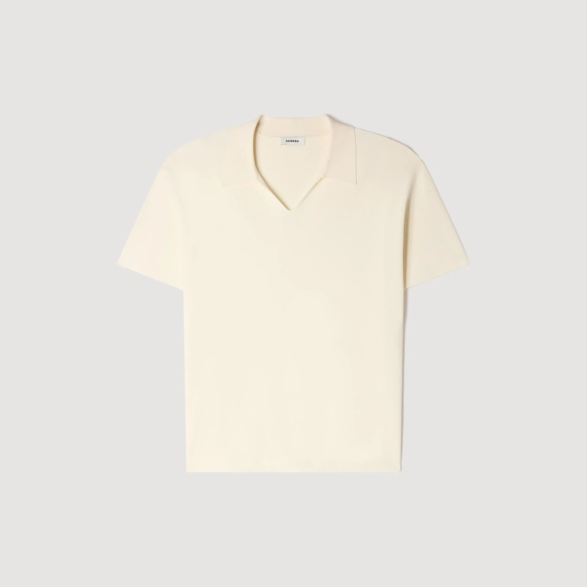 STRETCH KNIT POLO SHIRT - 1