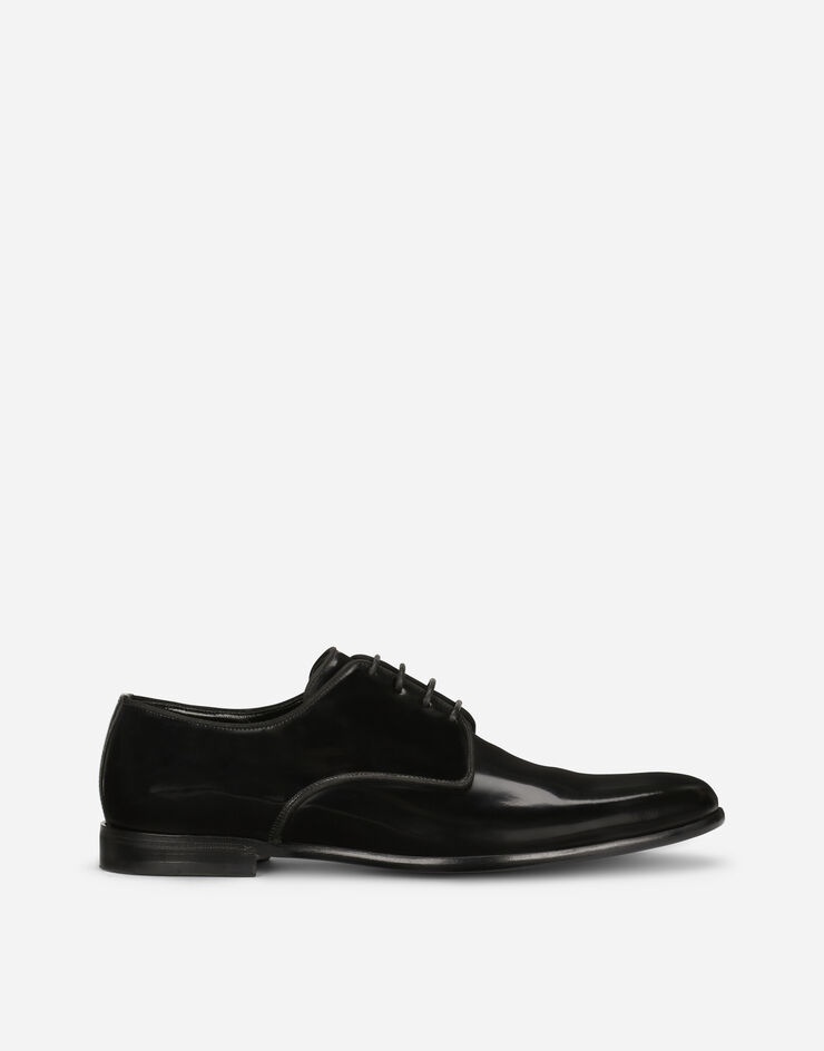 Brushed calfskin Derby shoes - 1