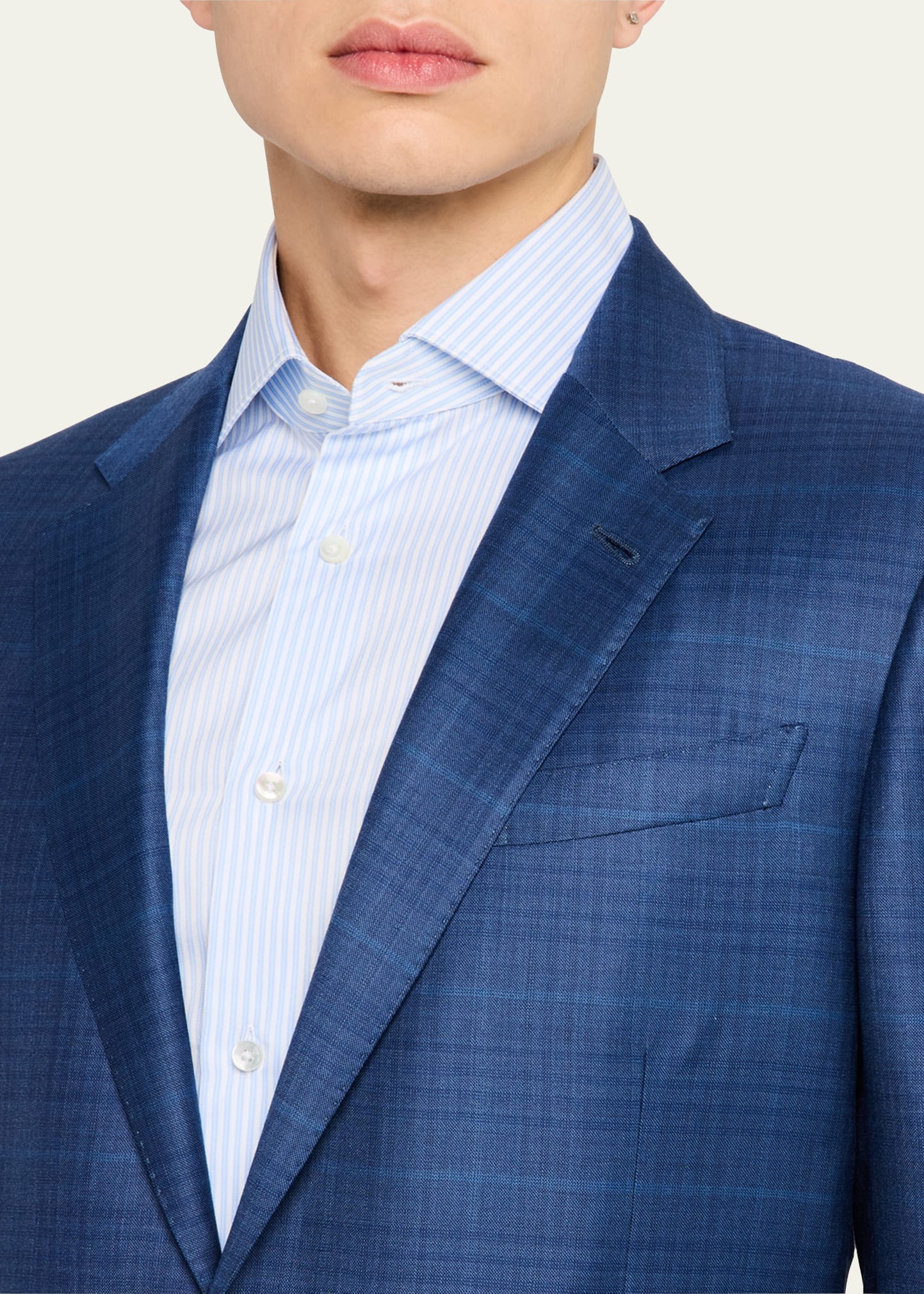 Men's Trofeo Check Suit - 5