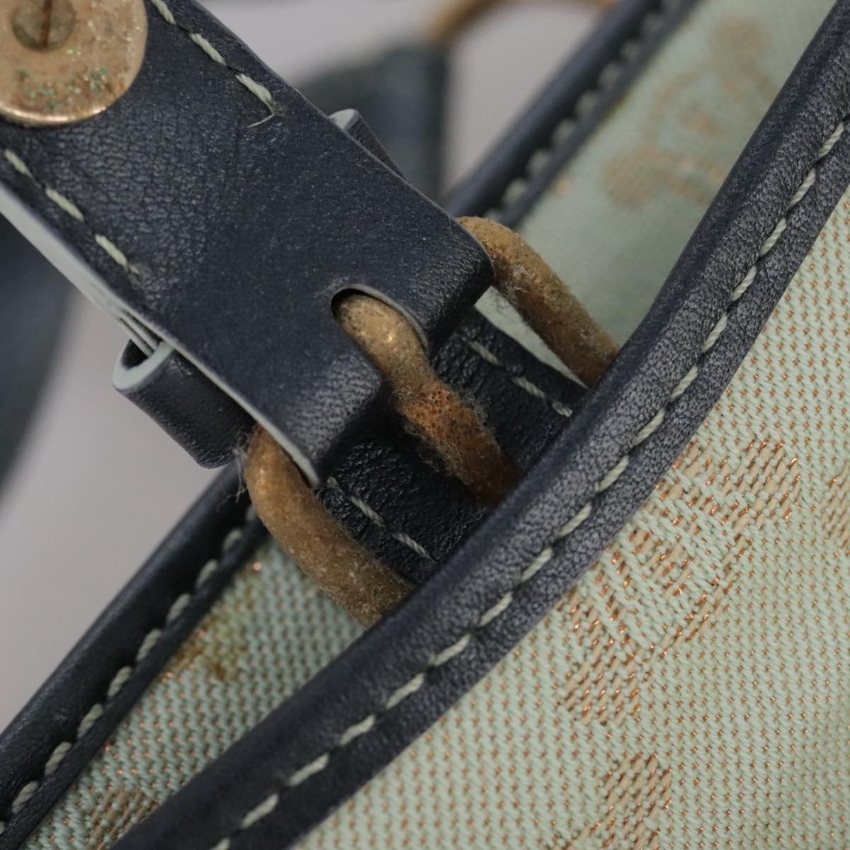 CELINE Paris Macadam Canvas Boogie Hand Bag Peppermint - 9