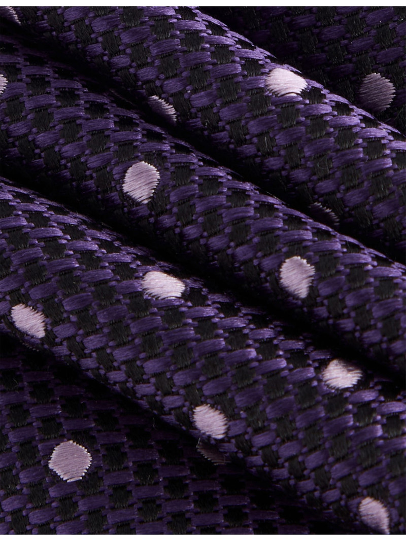 TOM FORD Geometric-Pattern Silk Tie outlook