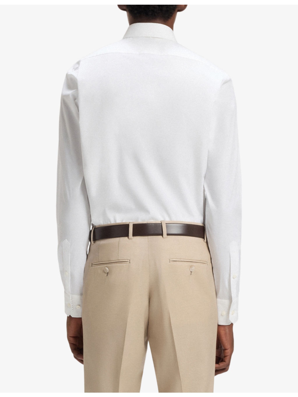 Regular-Fit Long-Sleeve Stretch-Cotton Shirt - 4