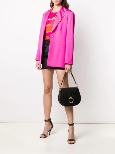 VERSACE pin embellished blazer outlook