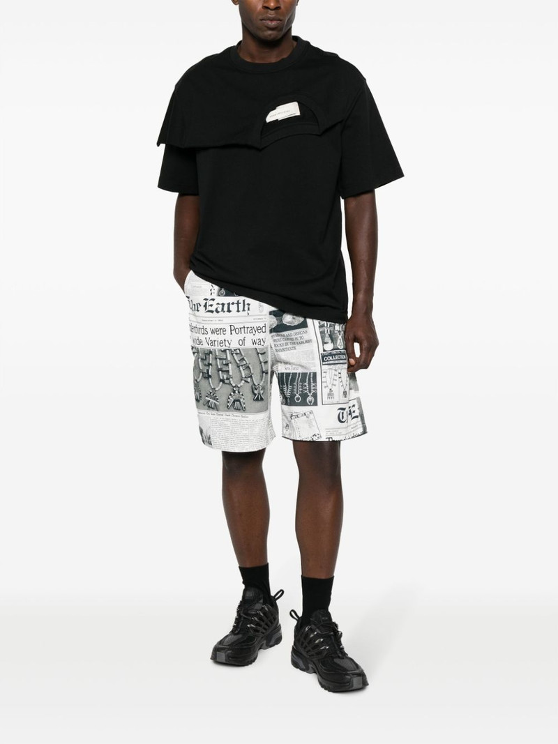 Kapital graphic-print cotton shorts outlook