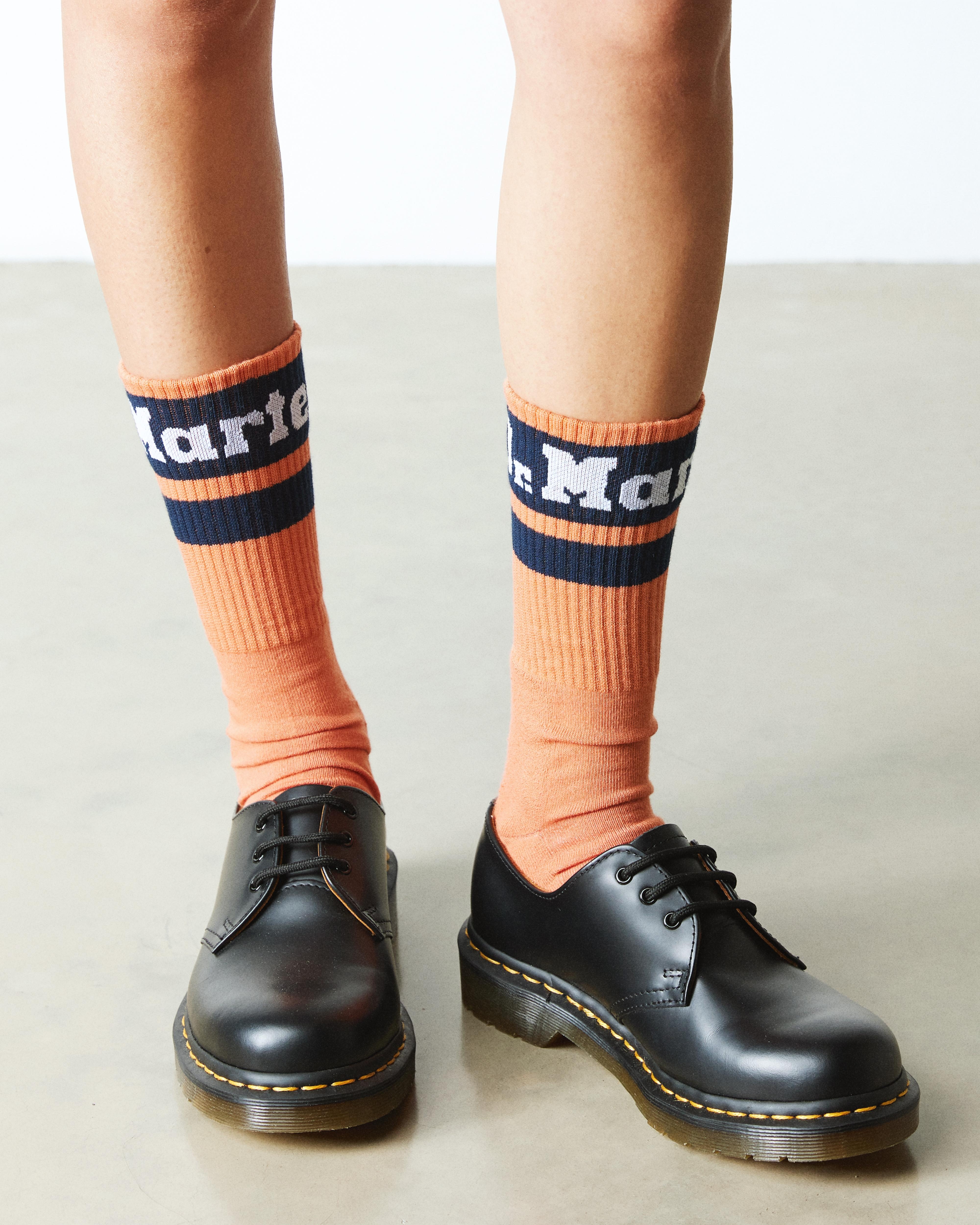 Athletic Logo Organic Cotton Blend Socks - 2
