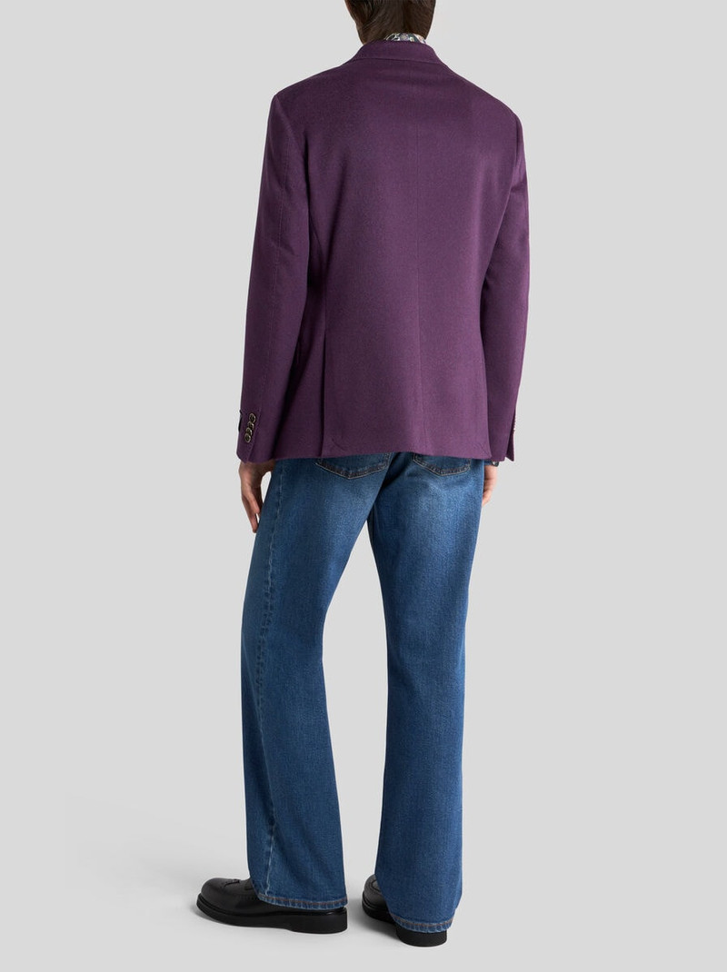 SINGLE-BREASTED CASHMERE JACKET 4