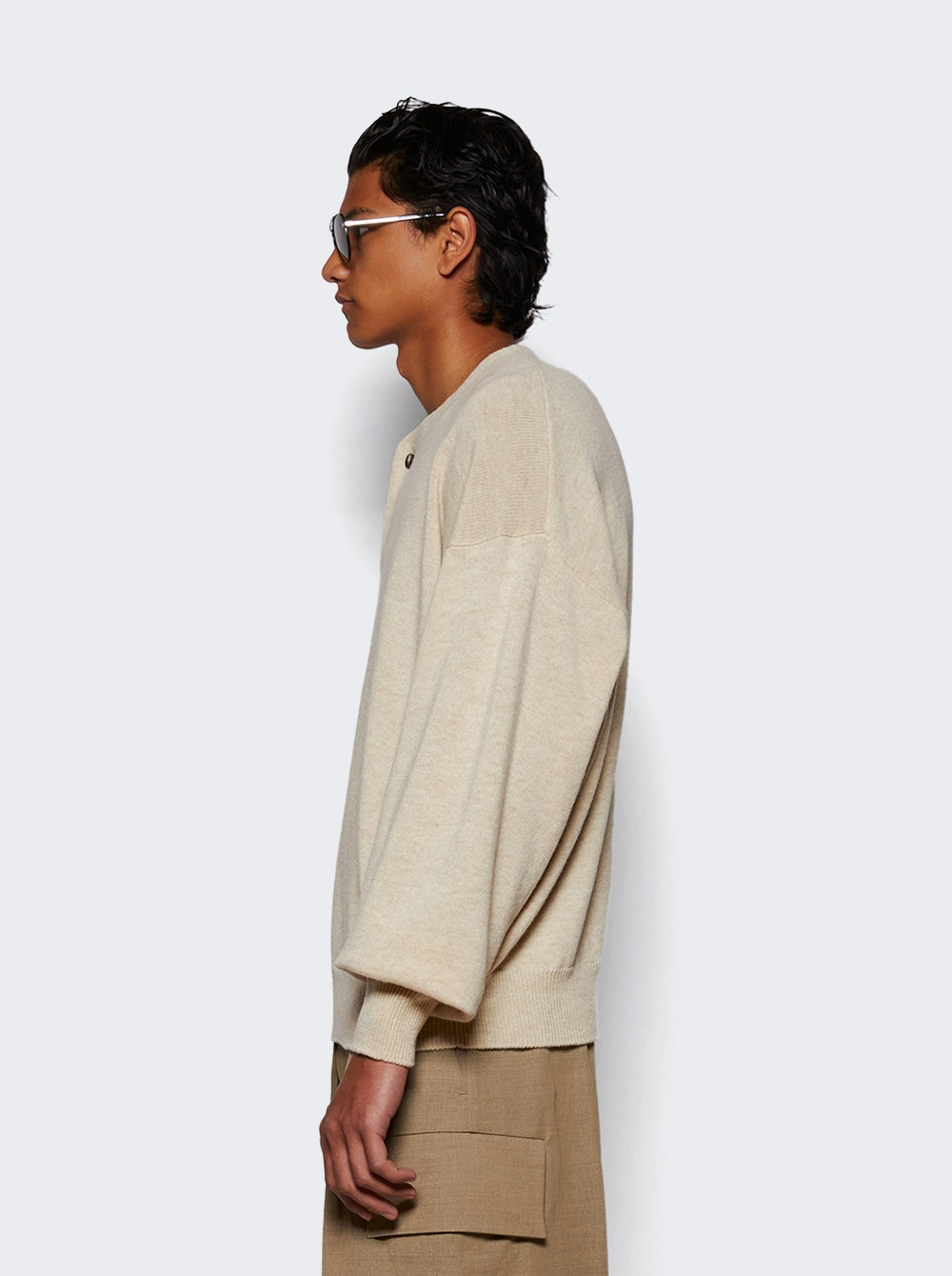 Fine Knit Henley Heather - 3