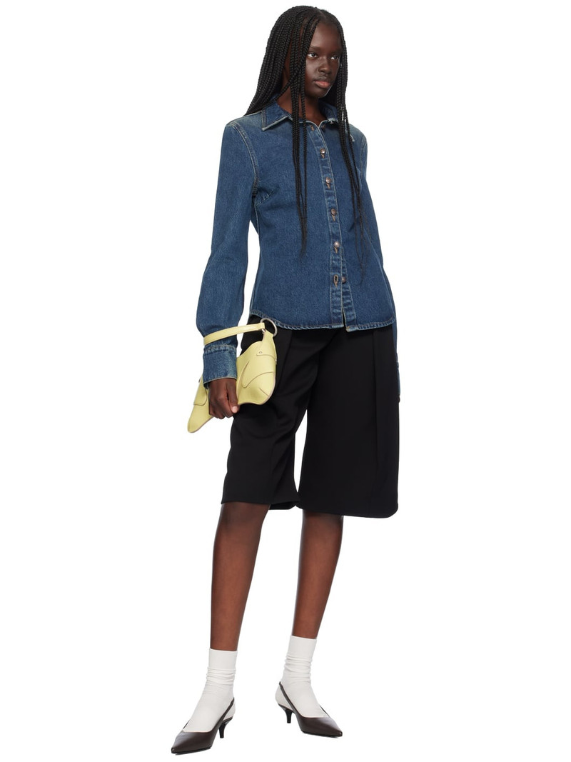 MAGDA BUTRYM Navy Fitted 05 Denim Shirt outlook