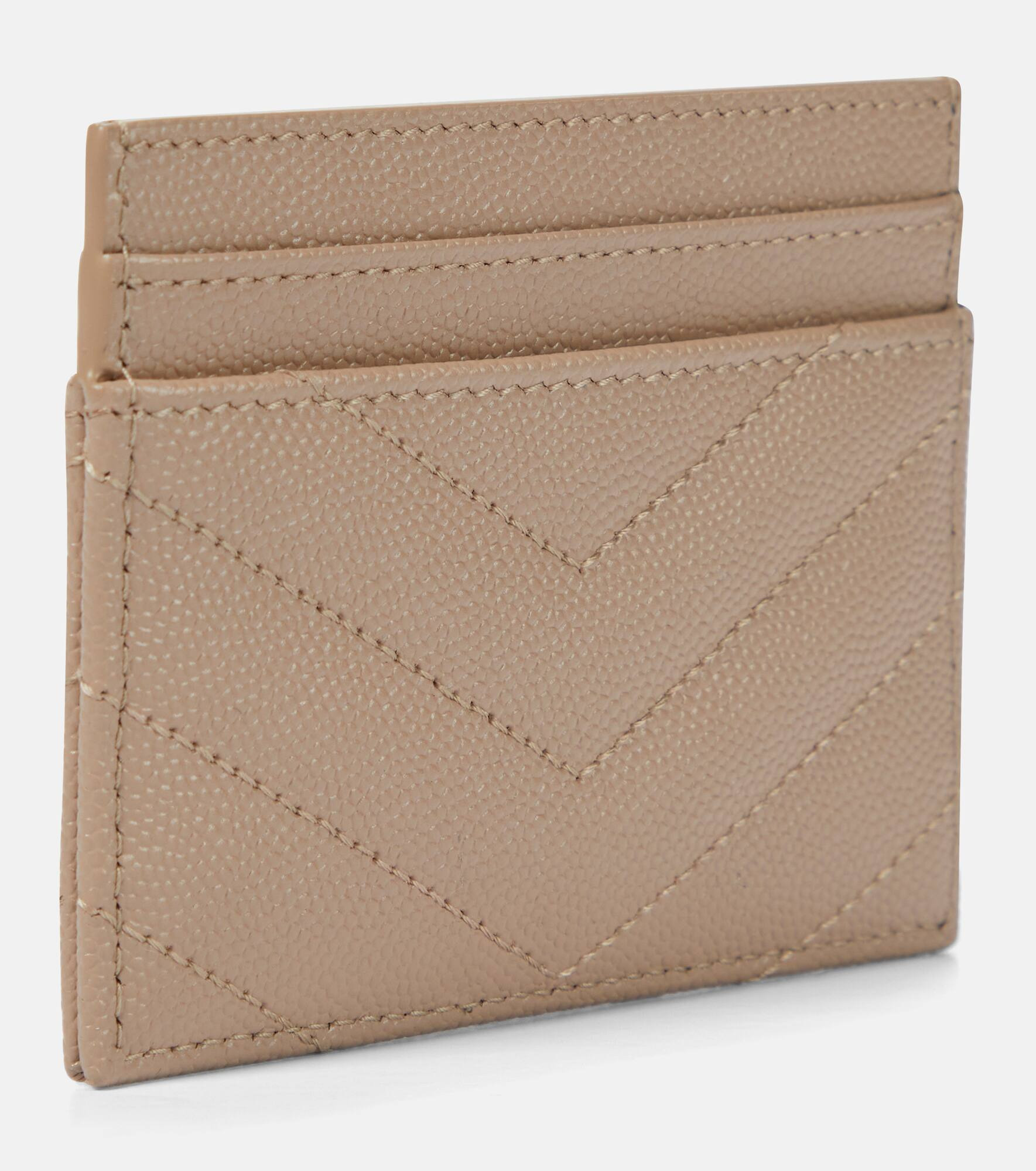Monogram leather card holder - 3
