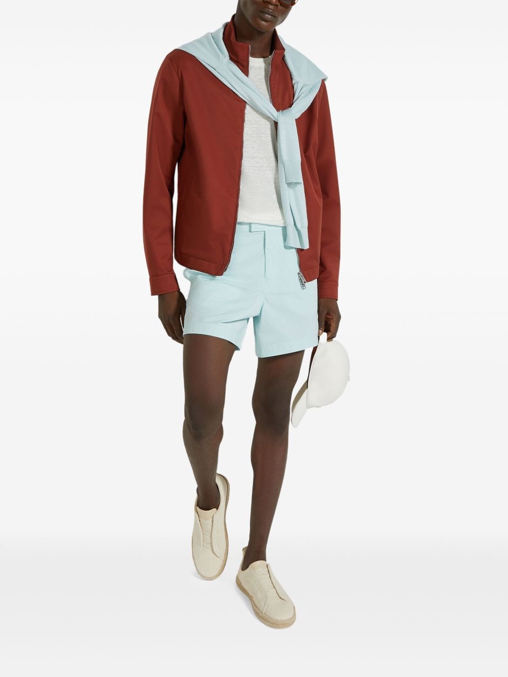 mélange crew-neck sweater - 5