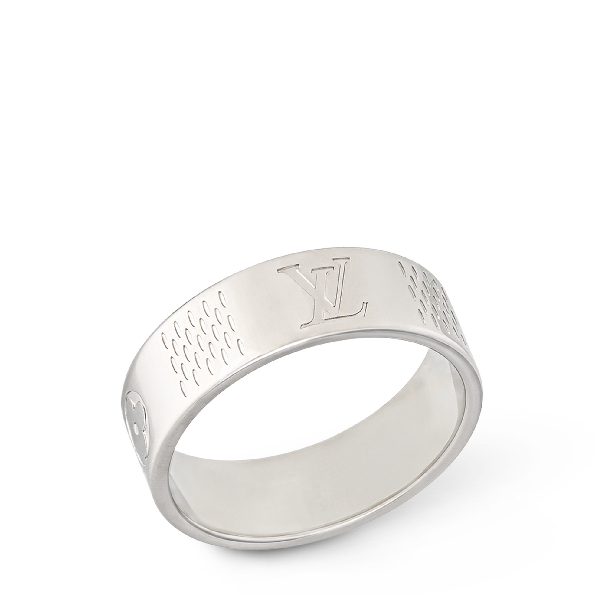 Damier Staples Thin Ring - 2