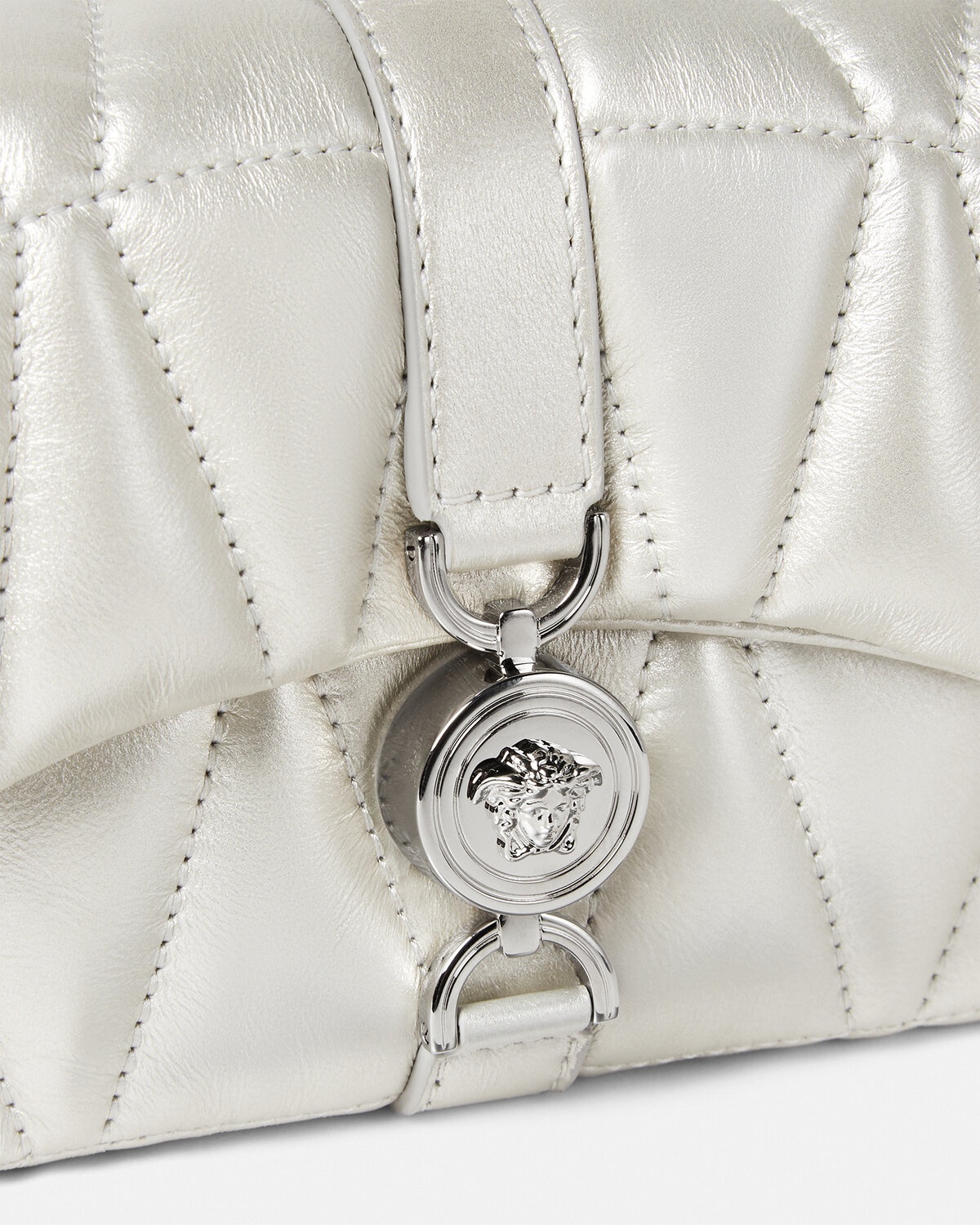 Kleio Metallic Quilted Mini Bag - 4