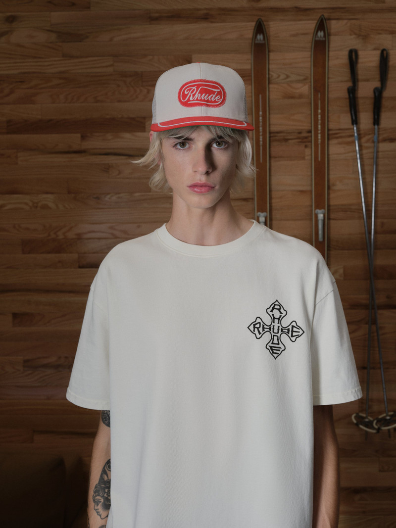 Rhude RHUDE PATCH TRUCKER HAT outlook