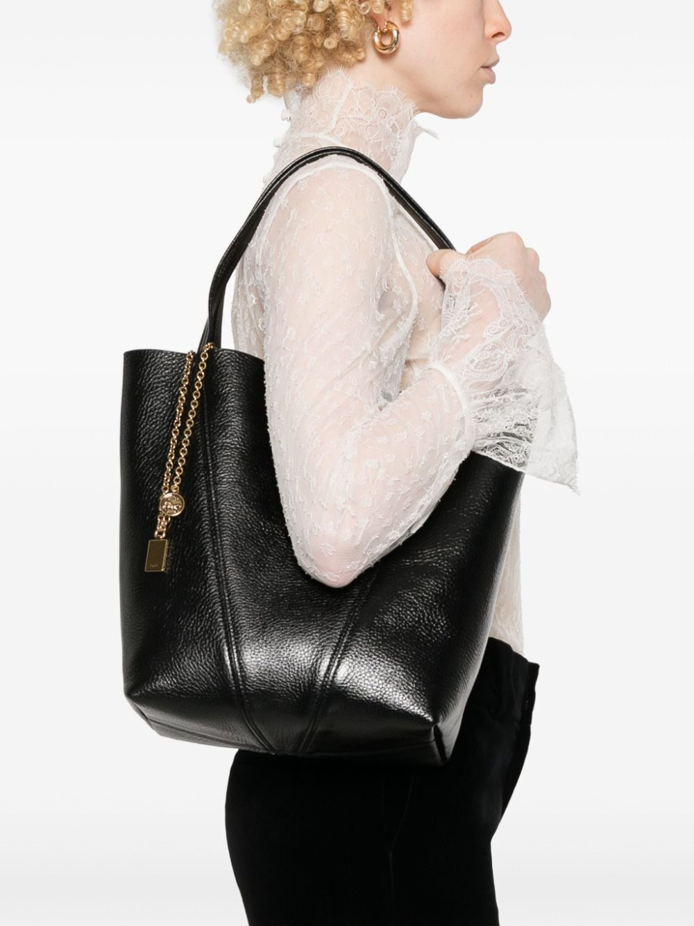 Chloé Women Chloé Spin Tote Bag In Grained Leather - 2