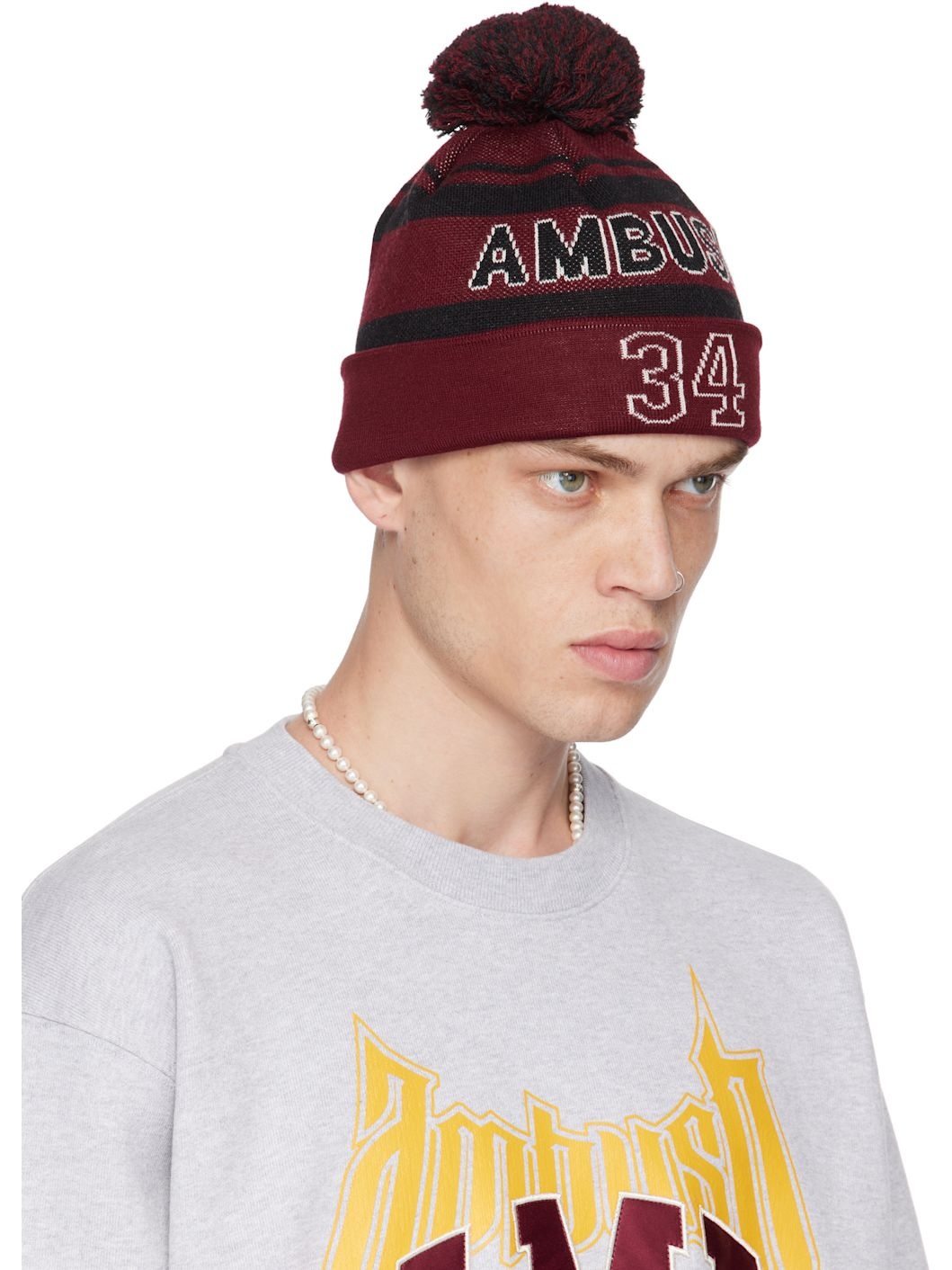 Red Stadium Beanie - 2