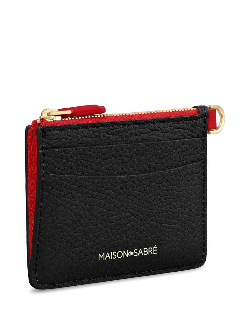 zipped leather card holder 3