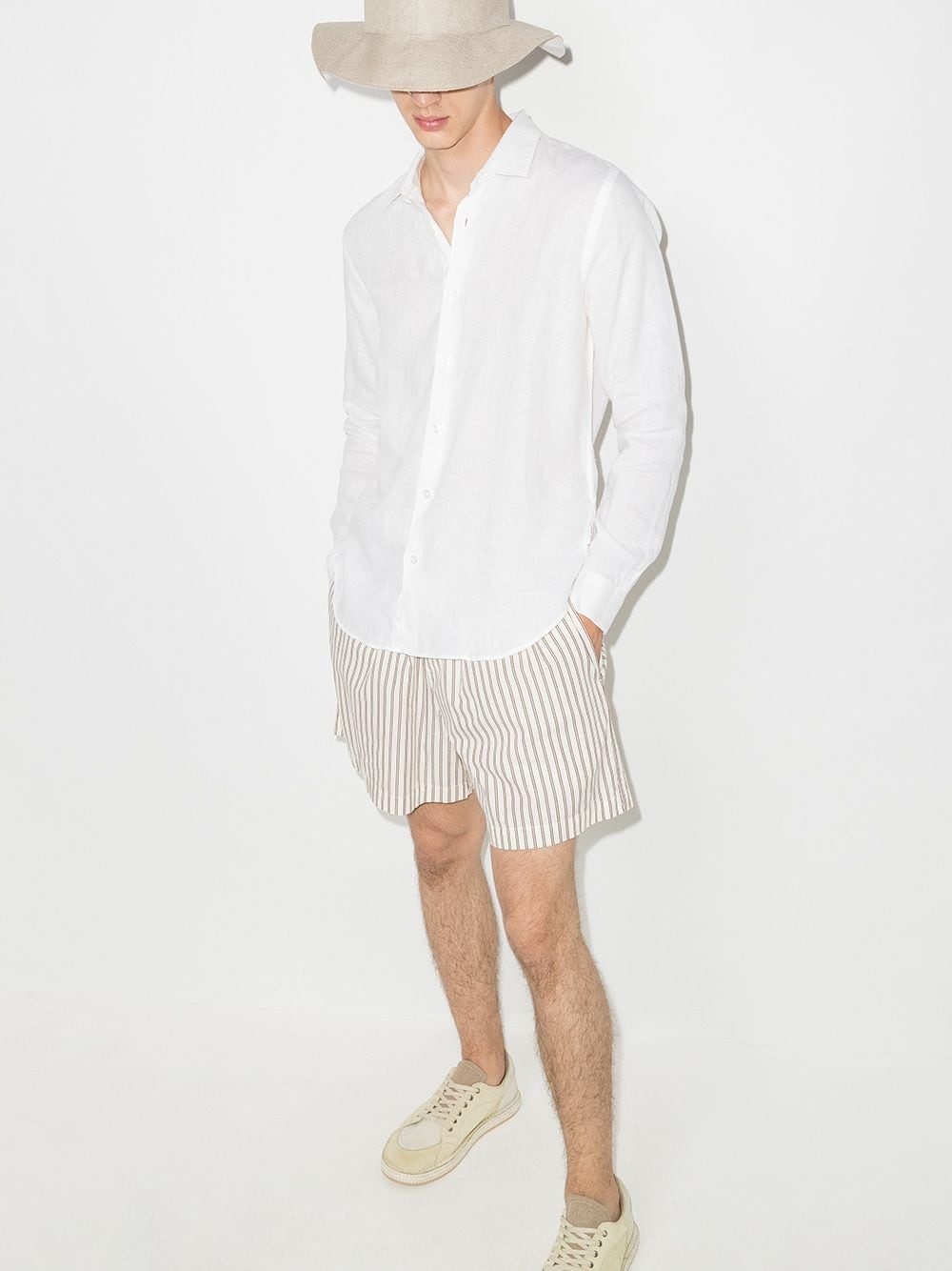 Giles linen shirt - 5