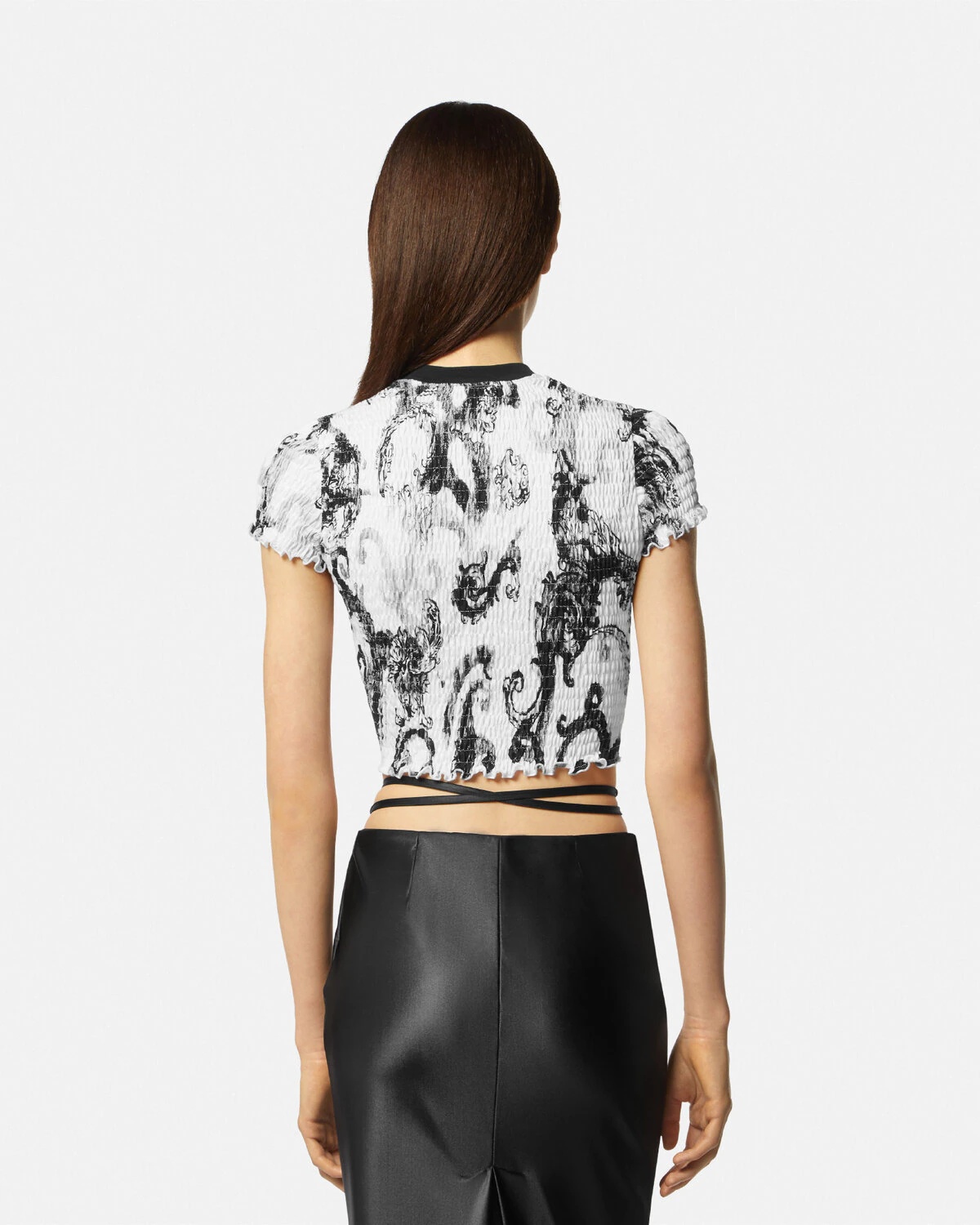 Watercolor Couture Crop Top - 5